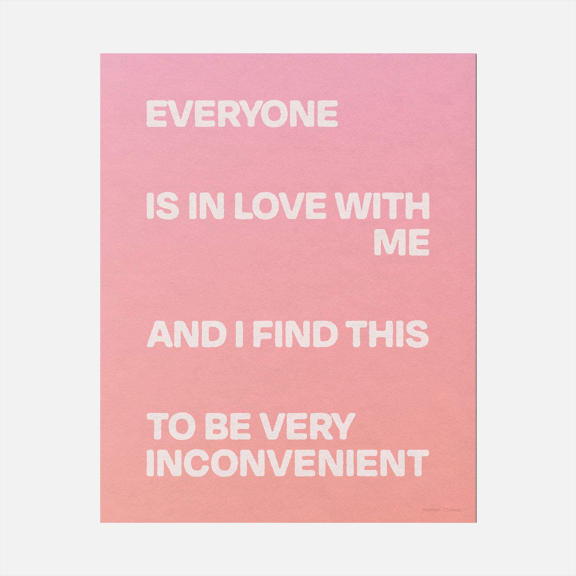 INCONVENIENT PRINT
