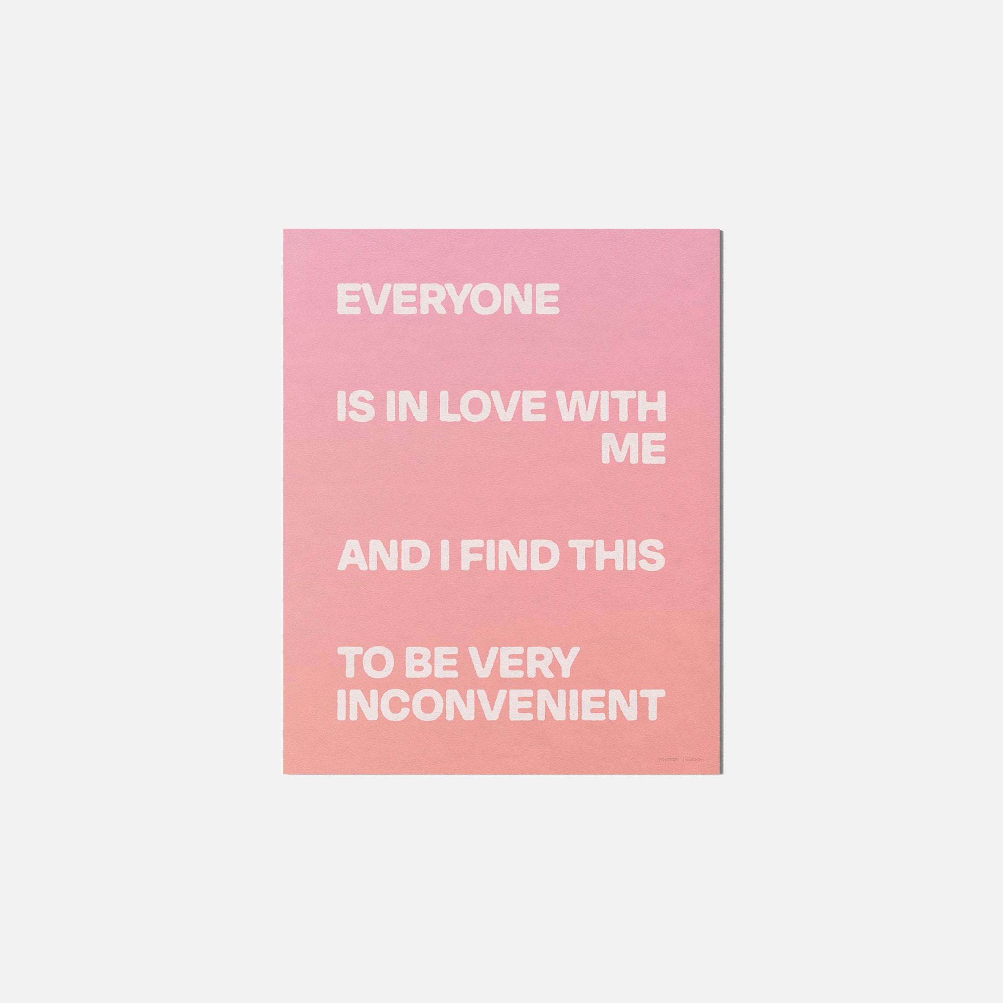 INCONVENIENT PRINT