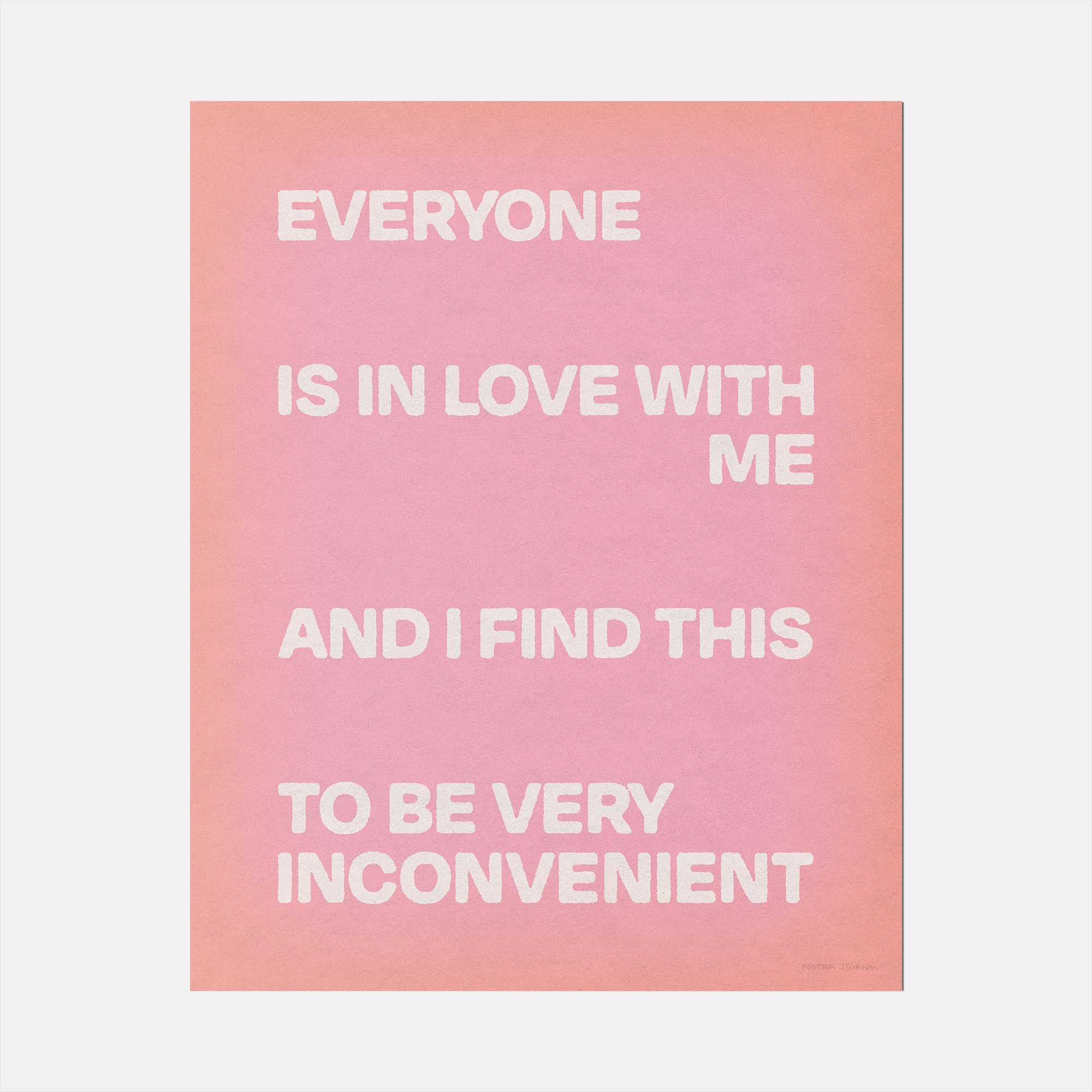 INCONVENIENT PRINT