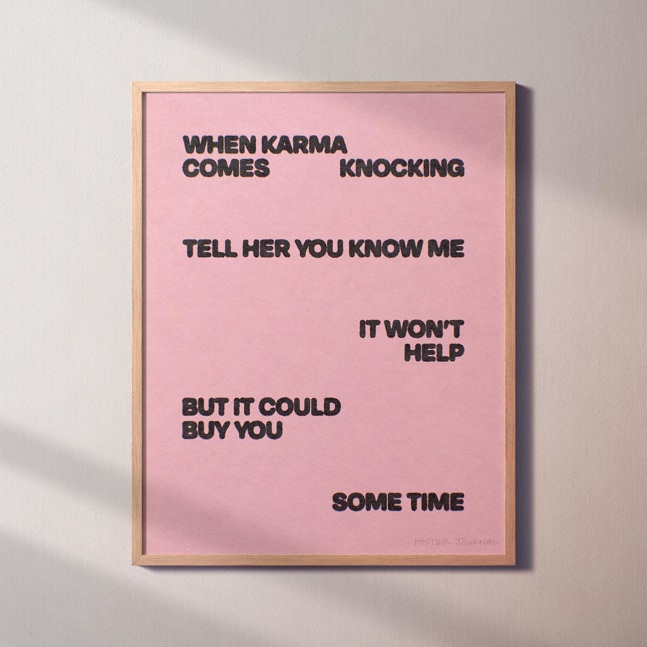 KNOCKING PRINT
