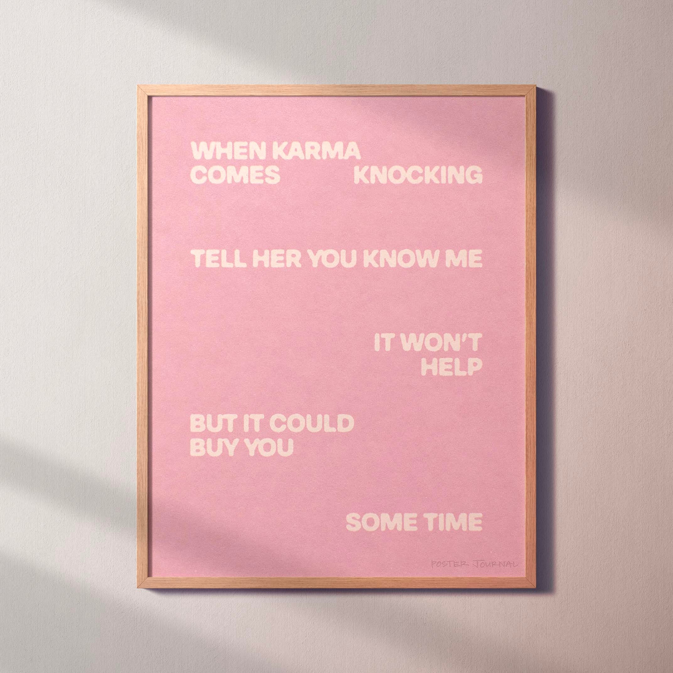 KNOCKING PRINT