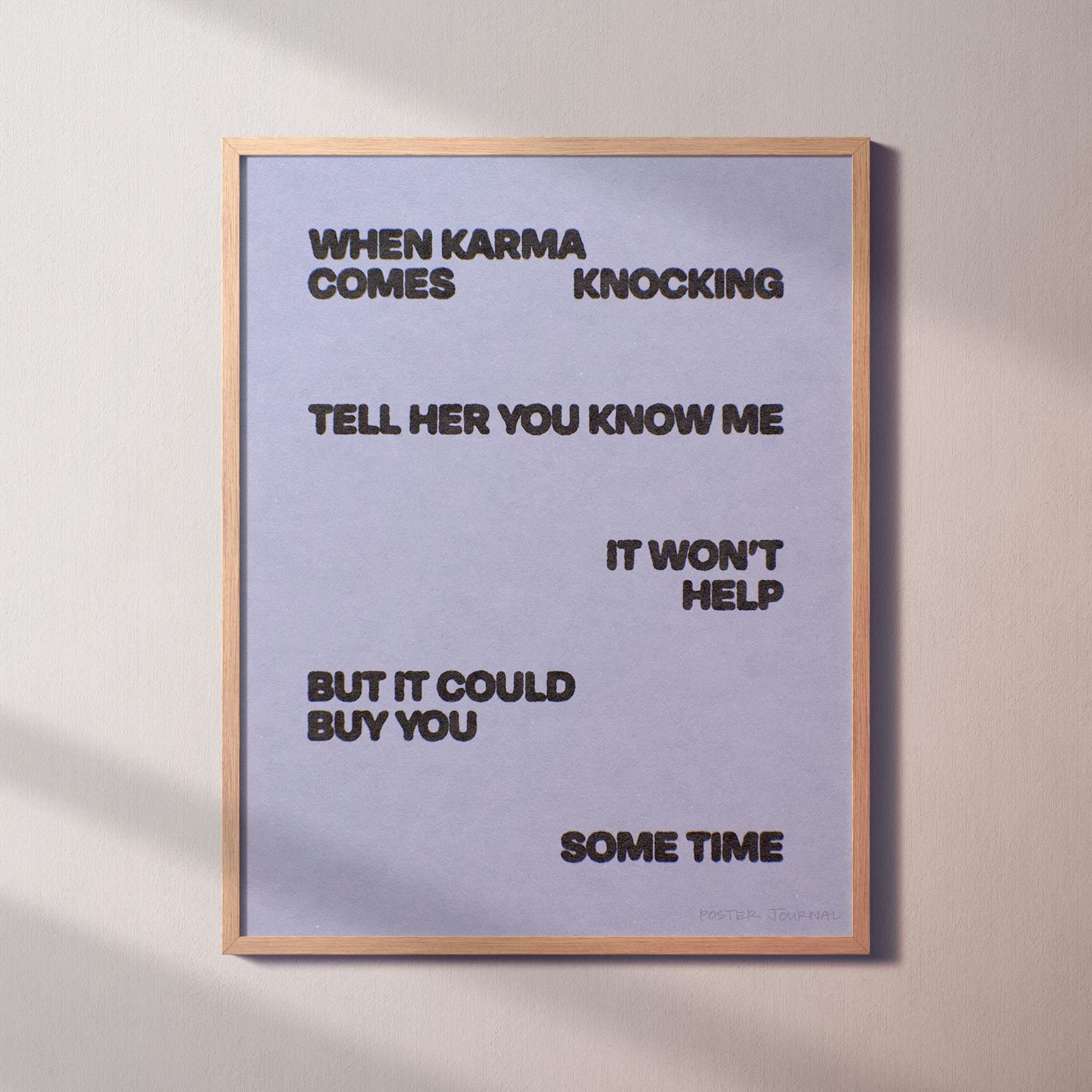 KNOCKING PRINT
