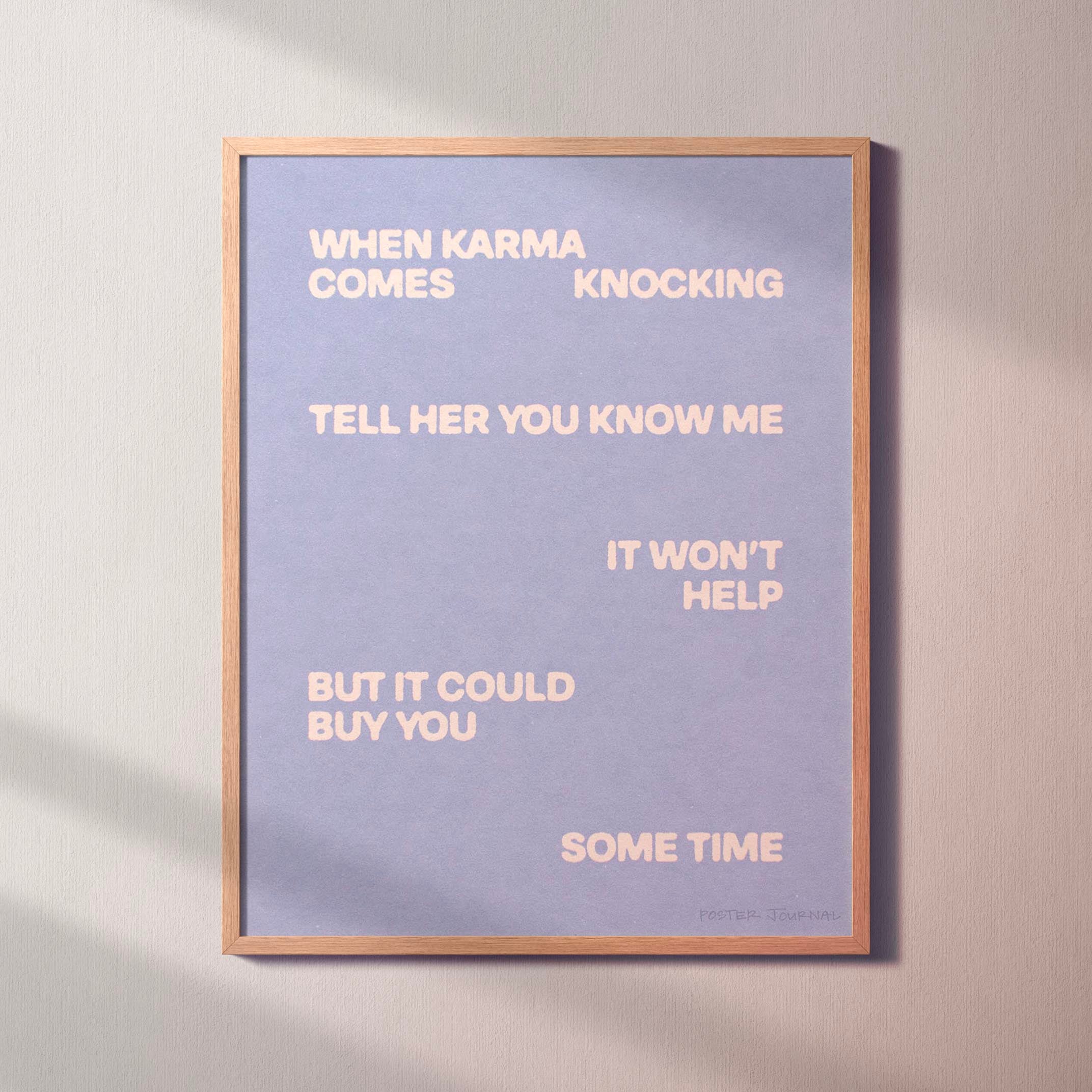 KNOCKING PRINT