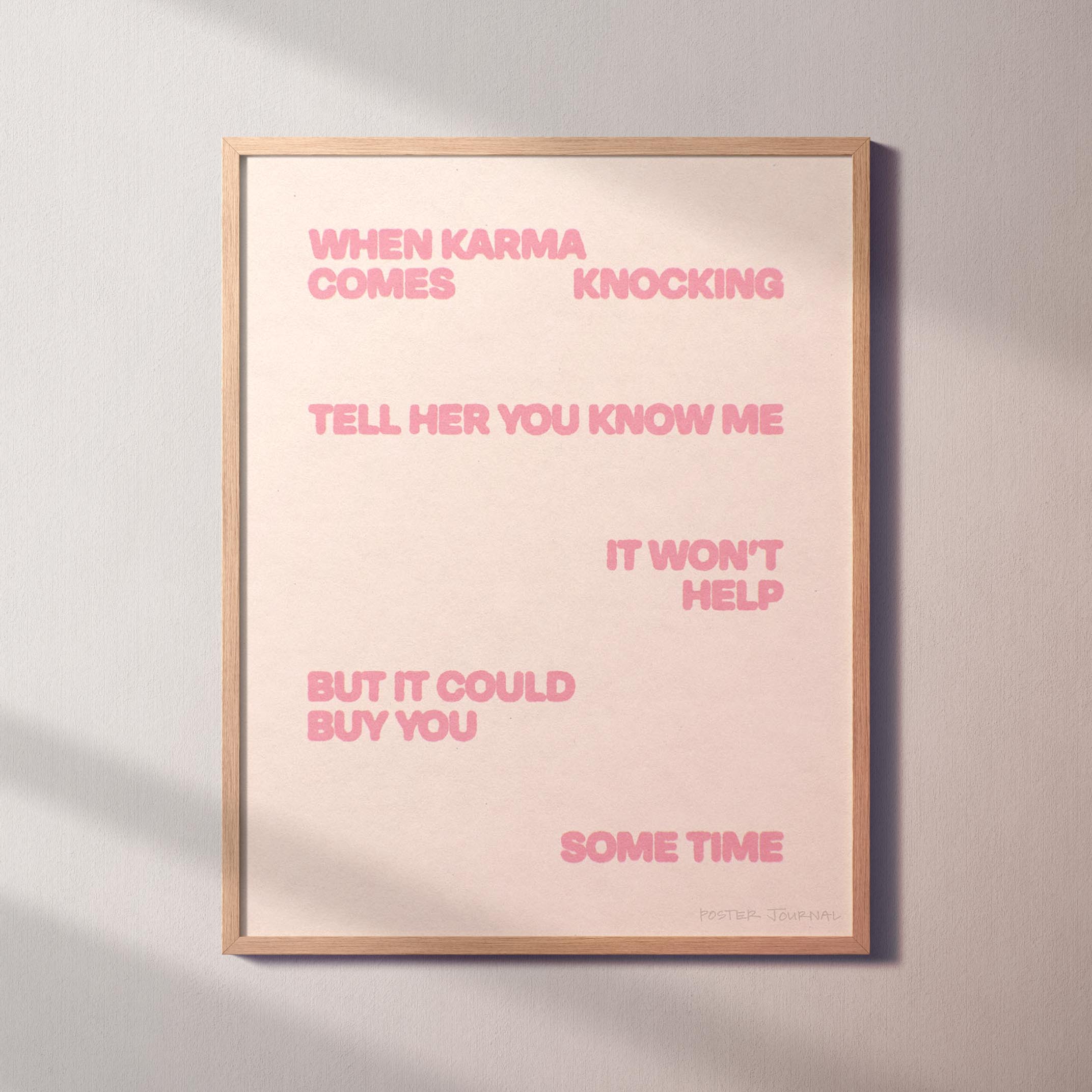 KNOCKING PRINT