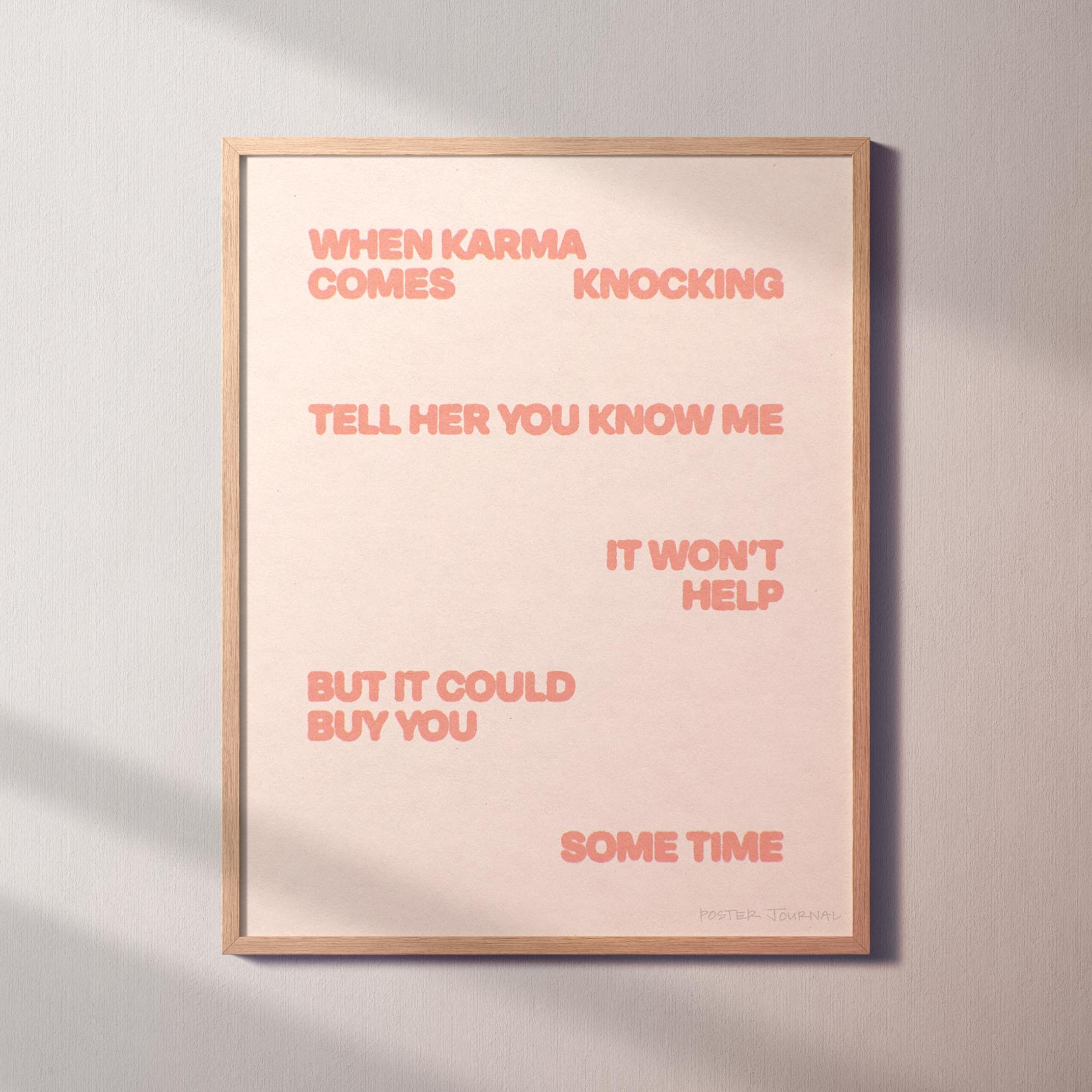 KNOCKING PRINT