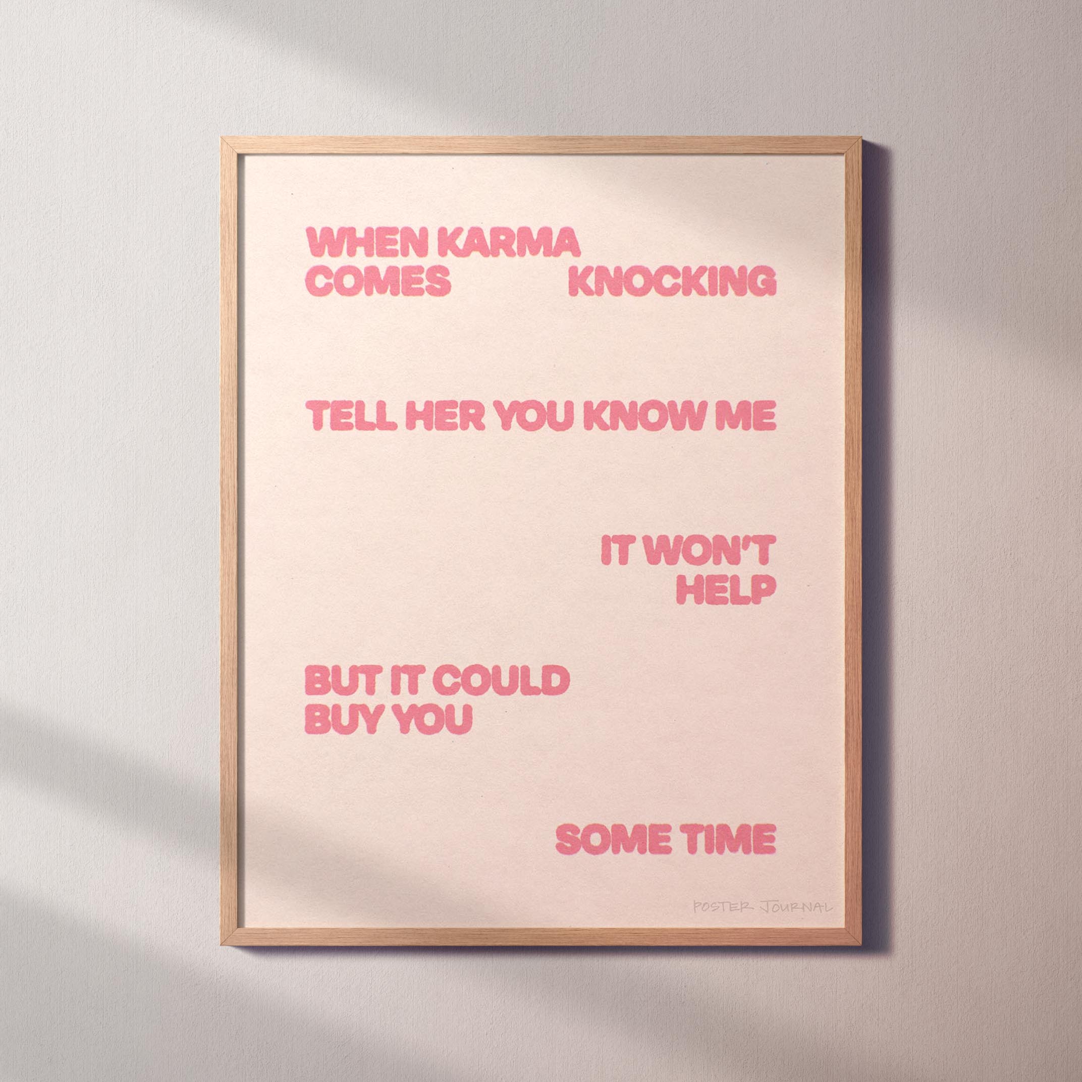 KNOCKING PRINT