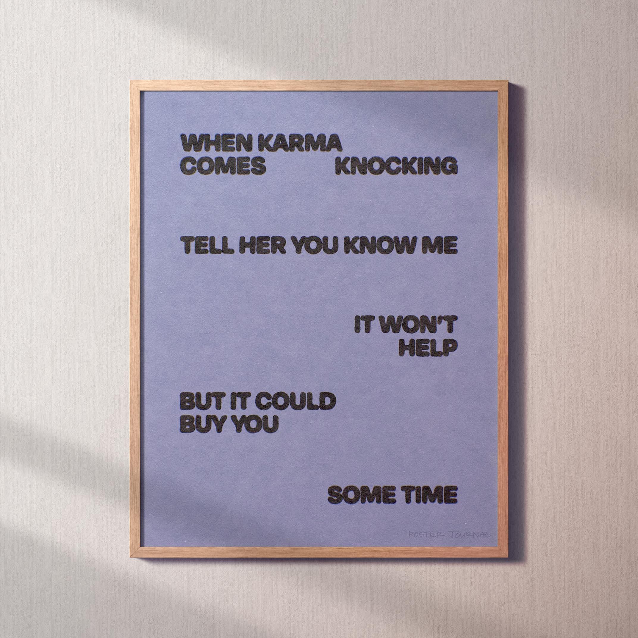 KNOCKING PRINT