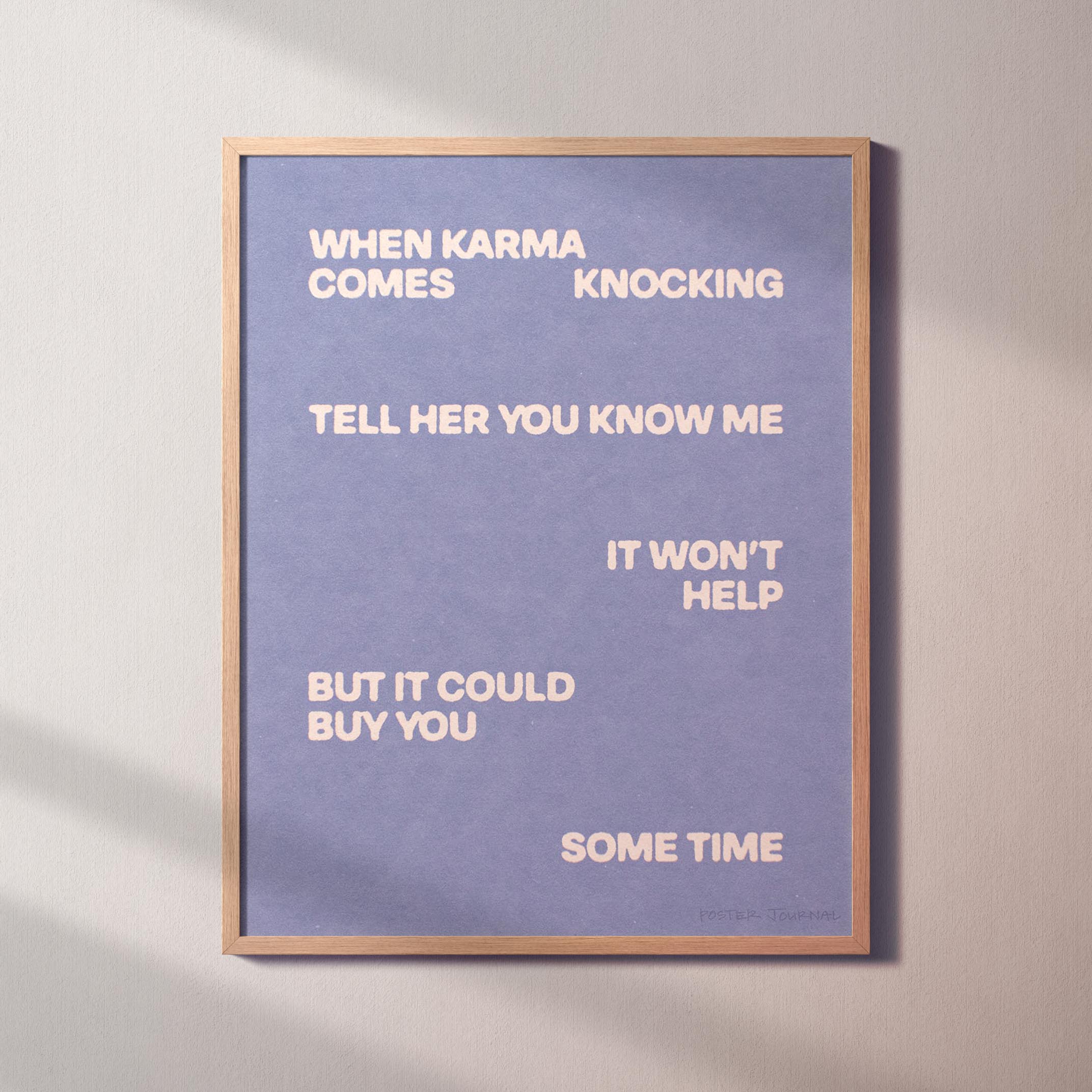KNOCKING PRINT
