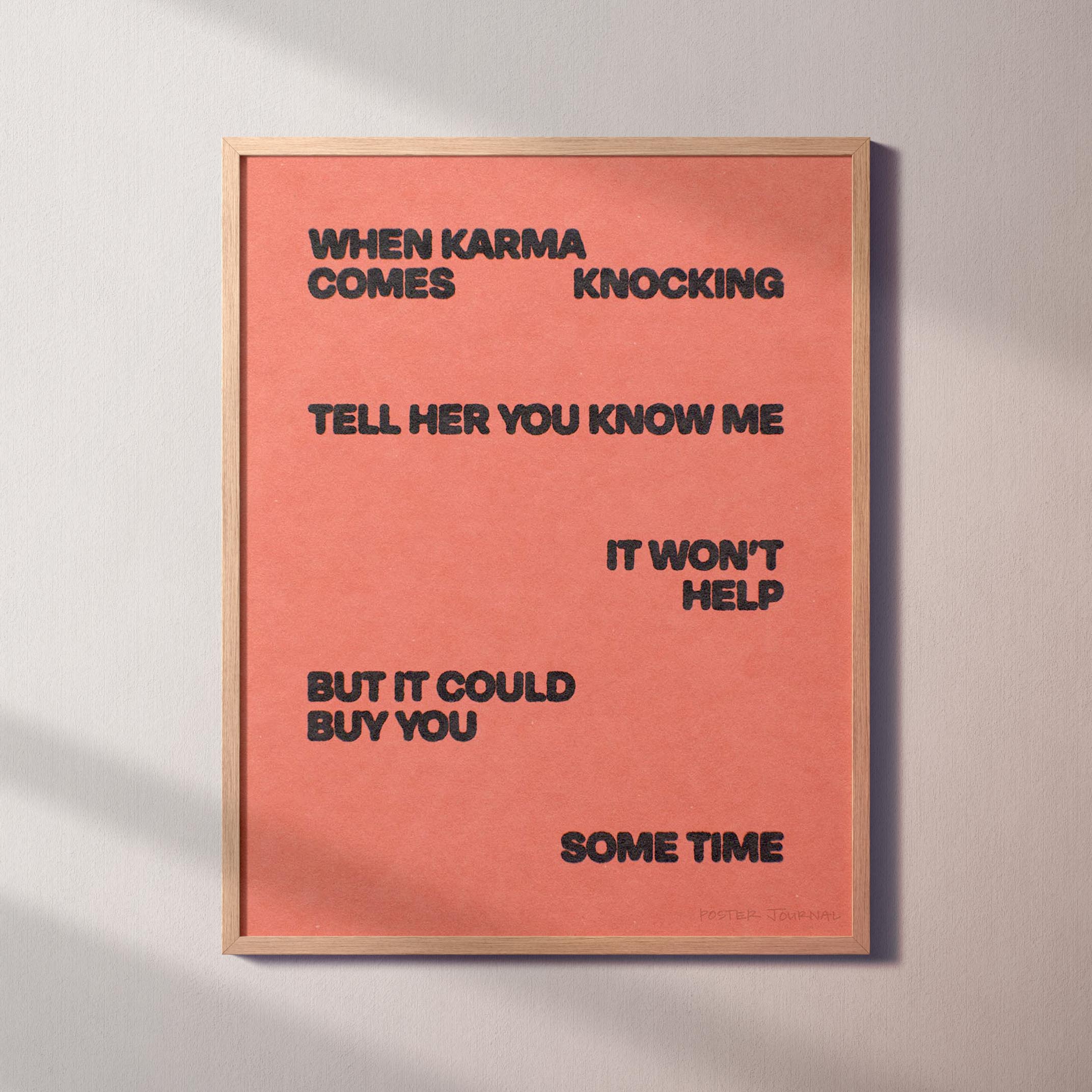 KNOCKING PRINT