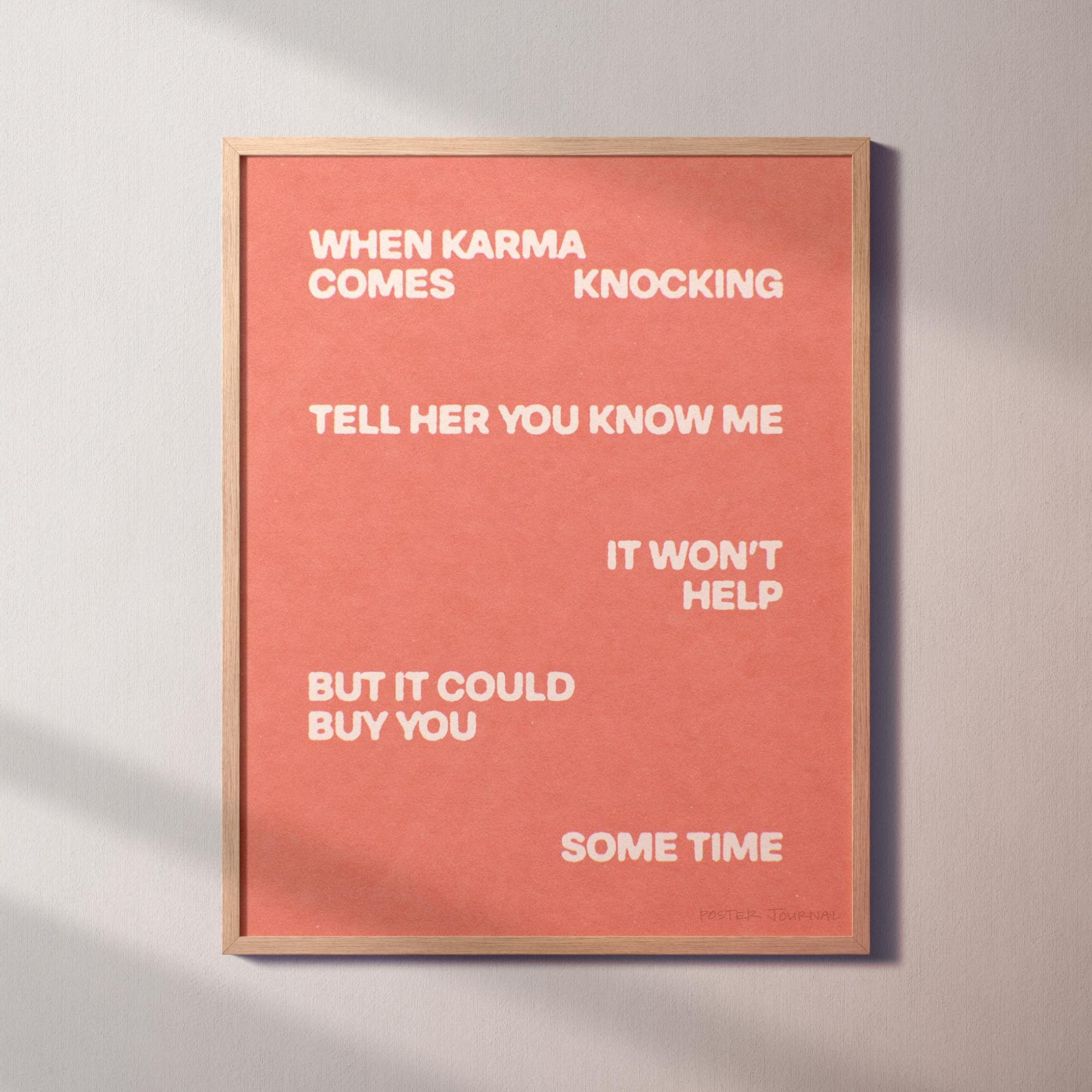 KNOCKING PRINT