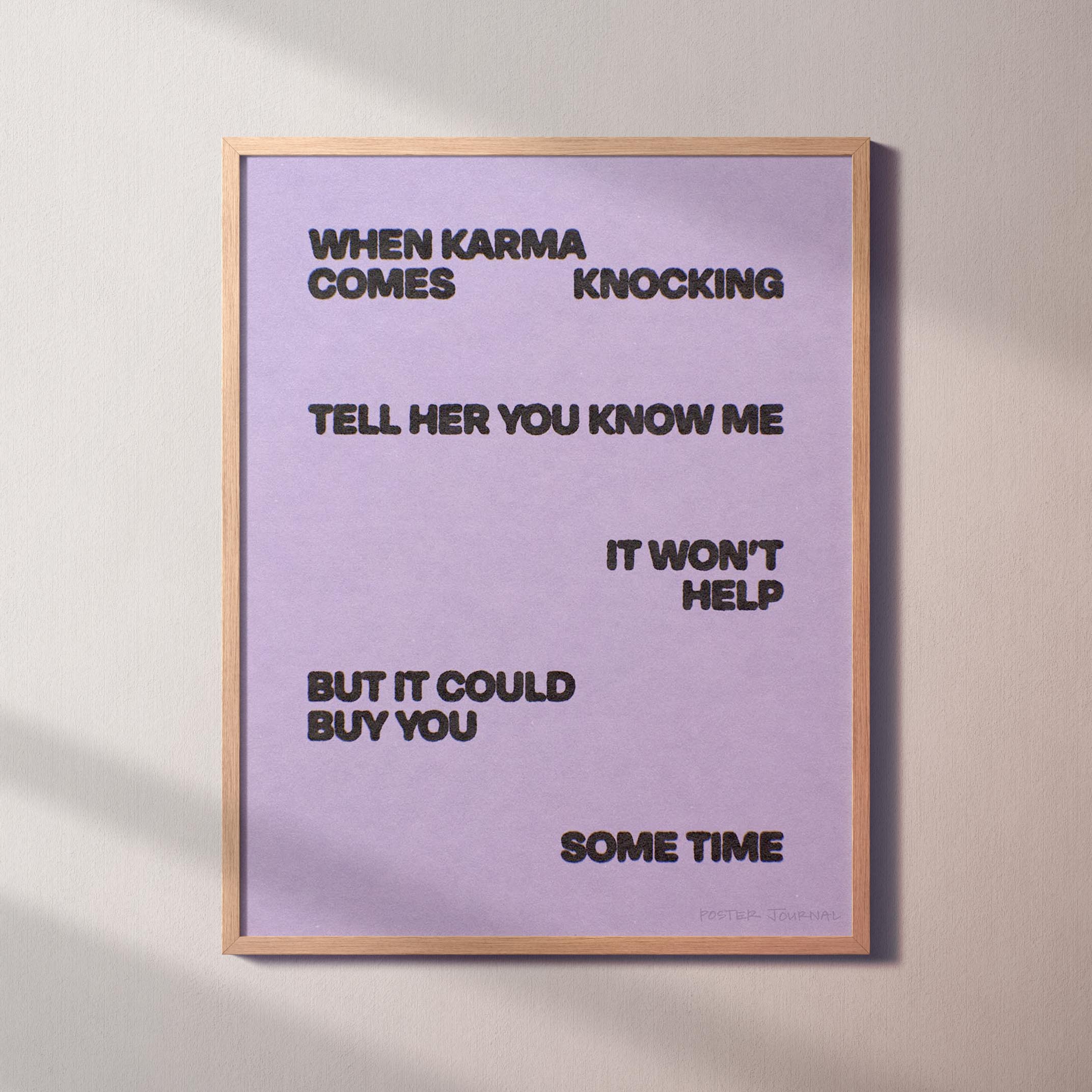 KNOCKING PRINT