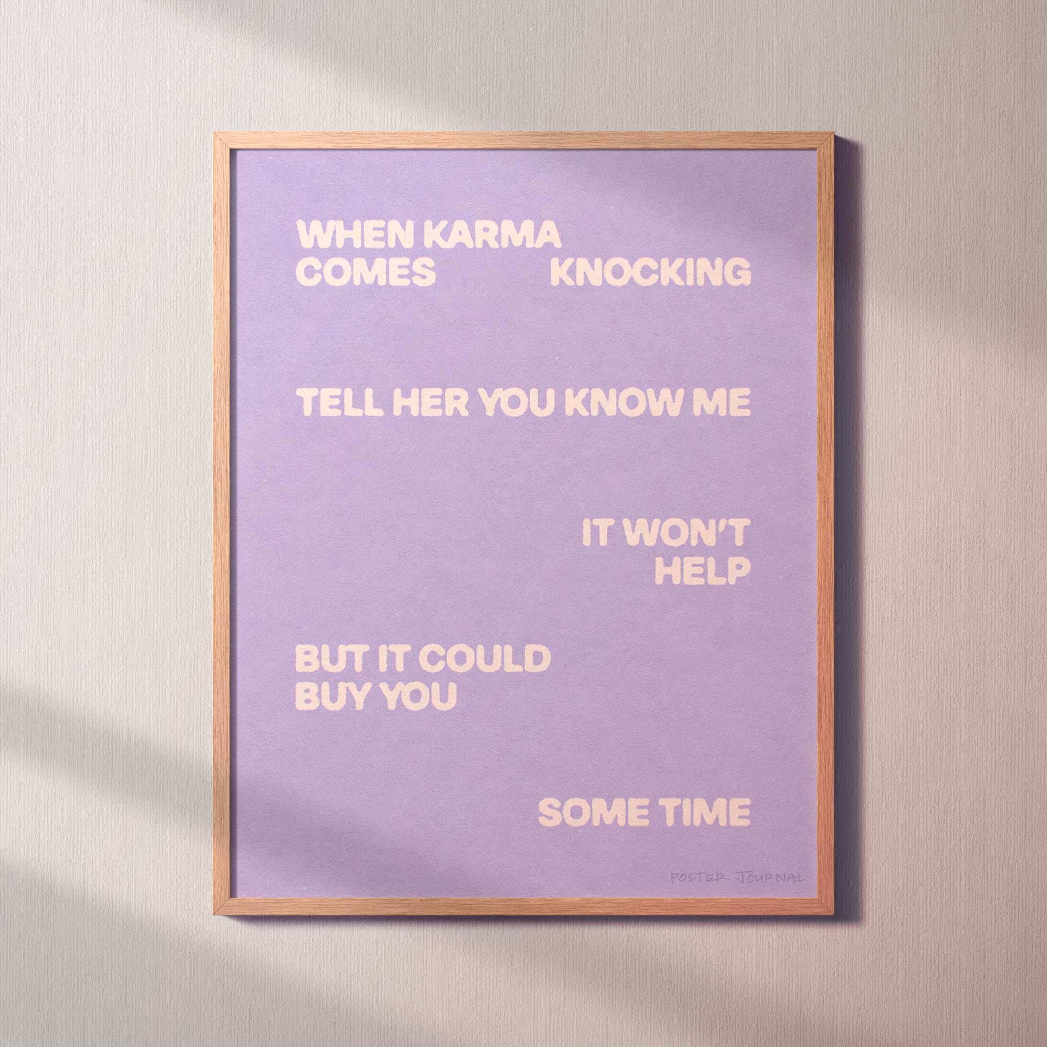 KNOCKING PRINT