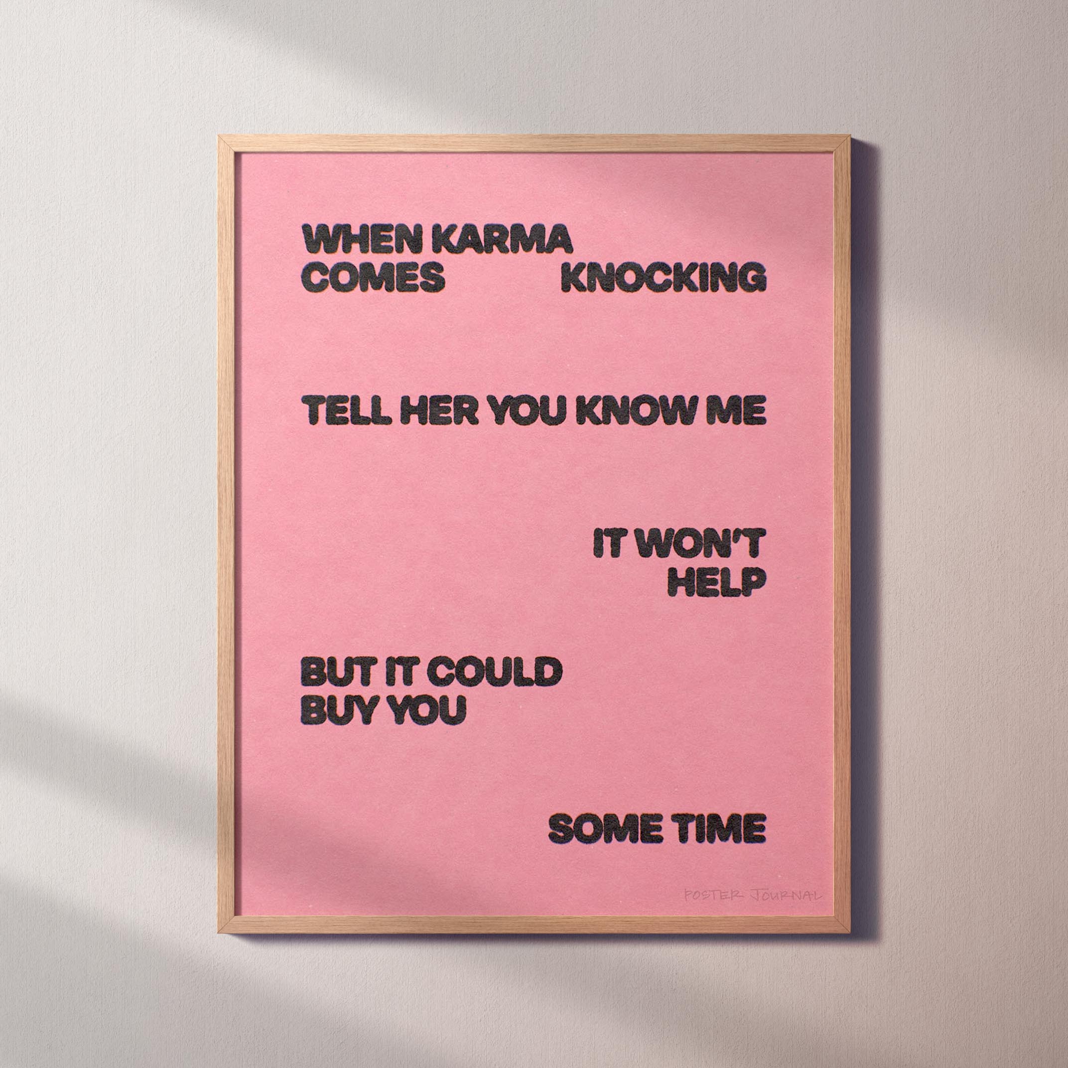 KNOCKING PRINT