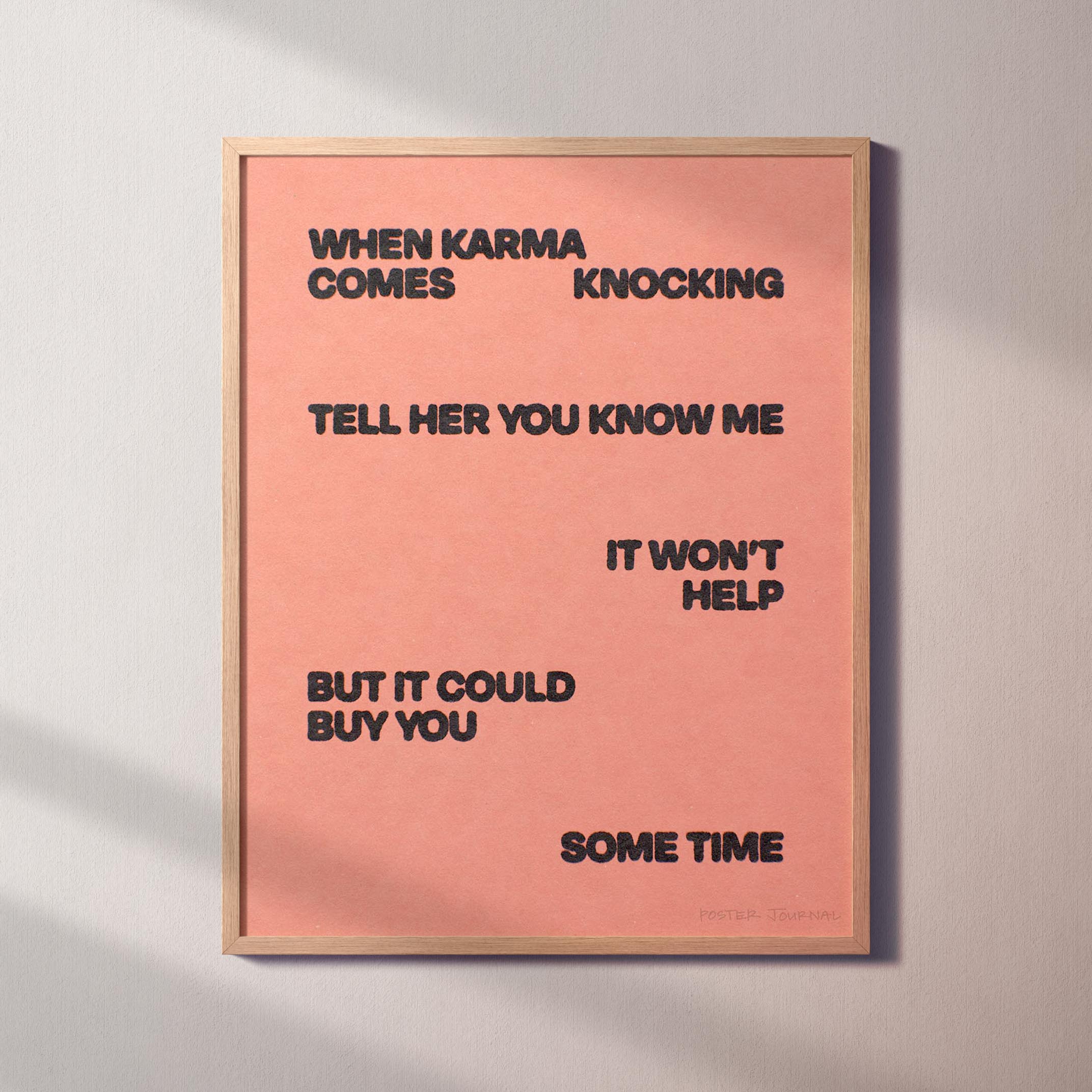 KNOCKING PRINT