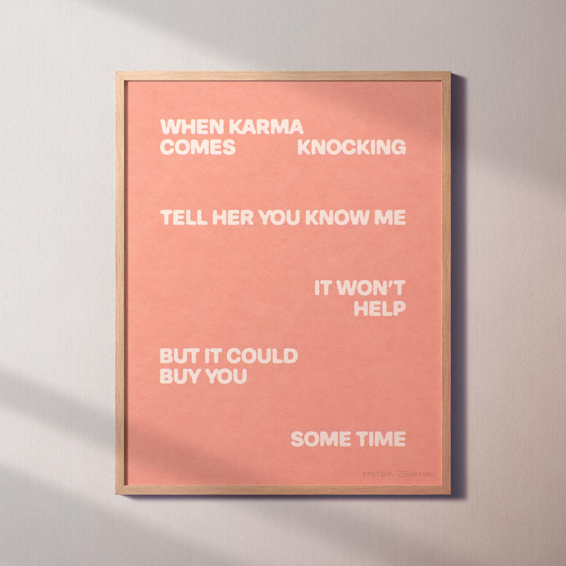 KNOCKING PRINT