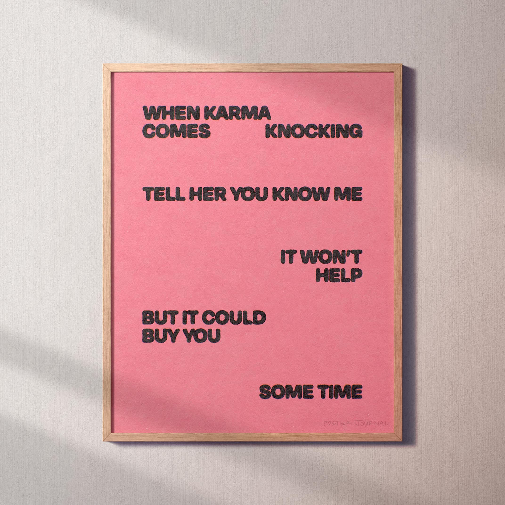 KNOCKING PRINT