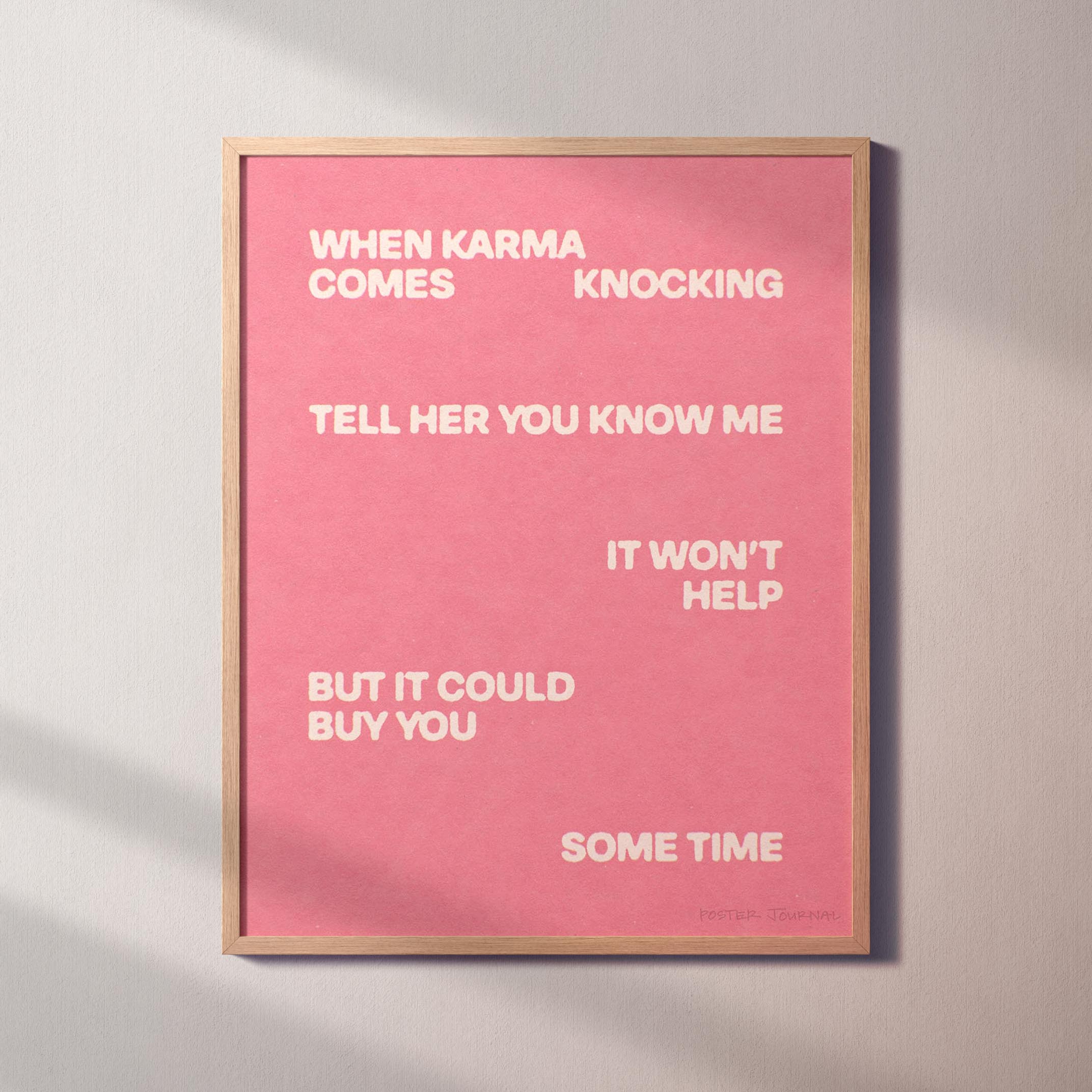 KNOCKING PRINT