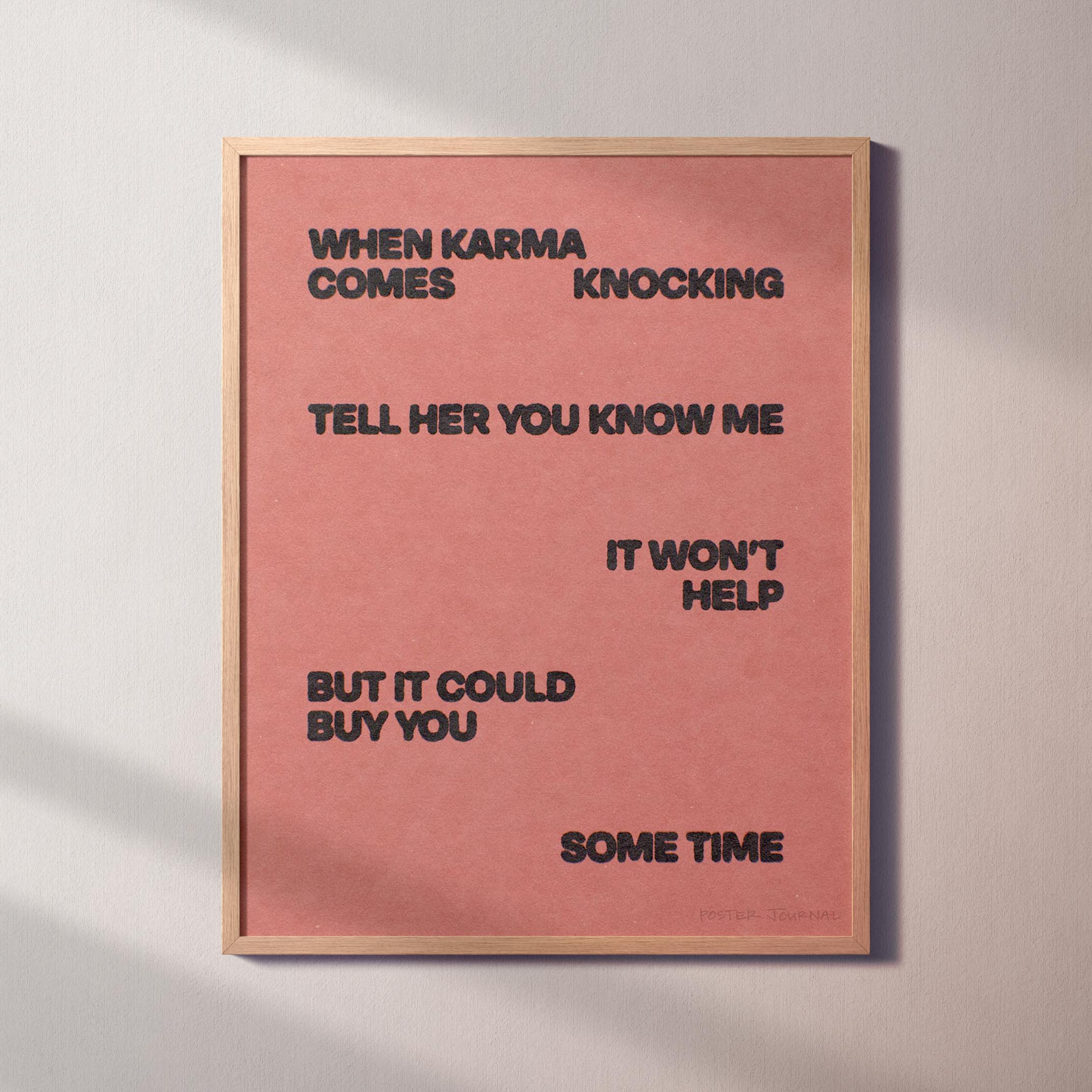 KNOCKING PRINT