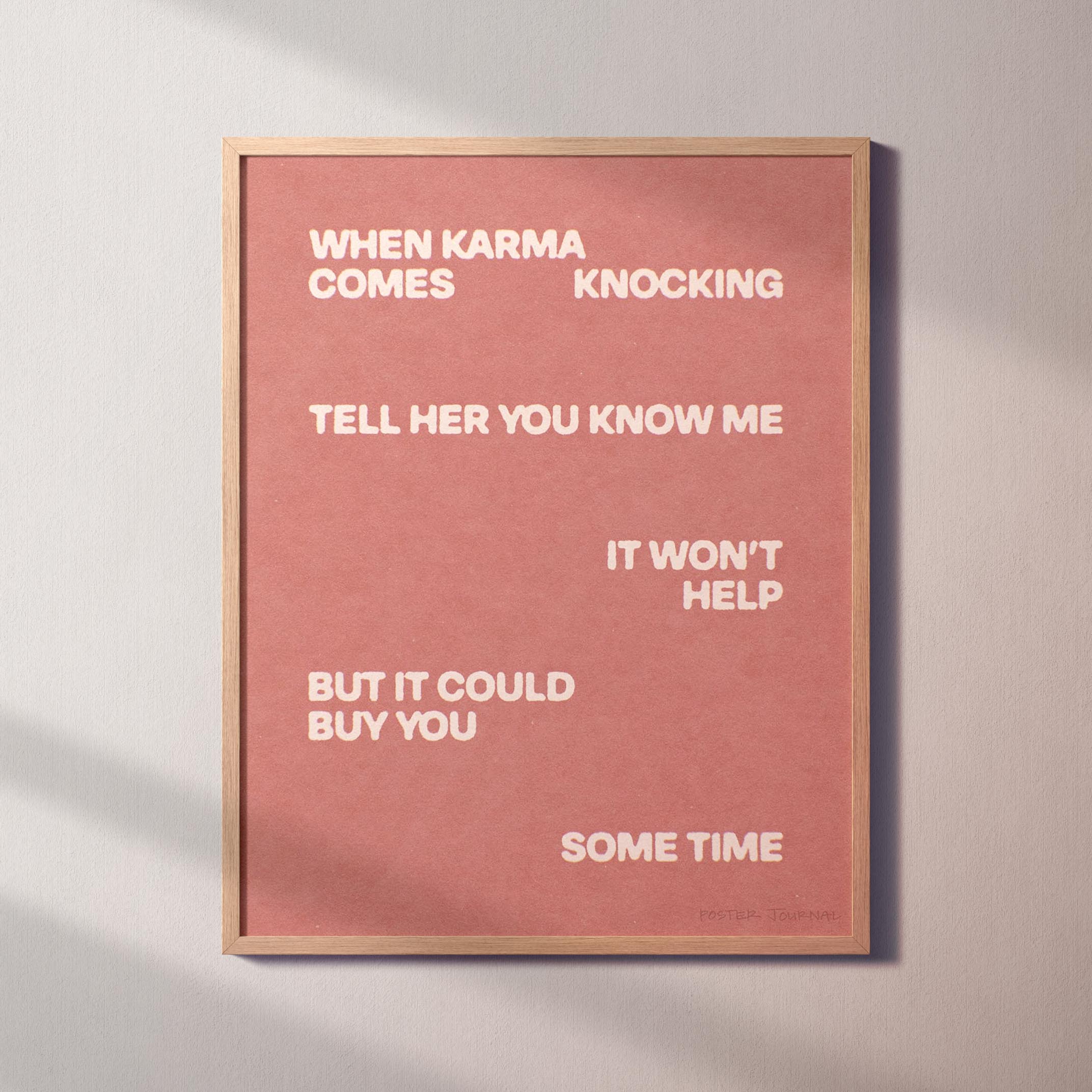 KNOCKING PRINT