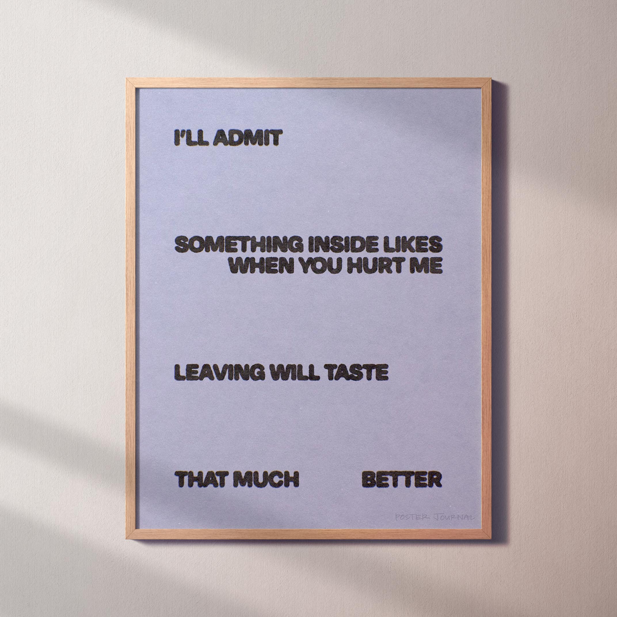 LEAVING PRINT