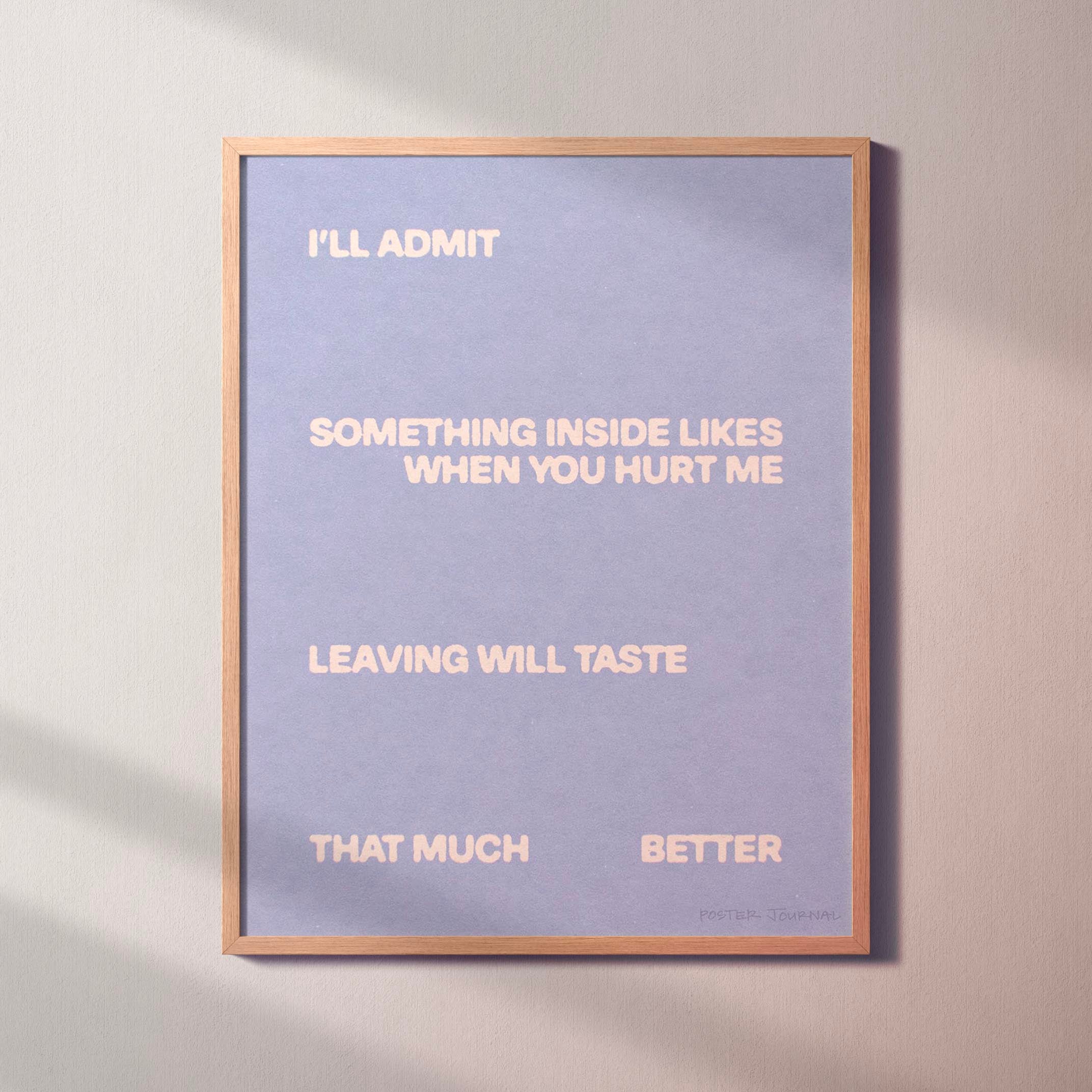 LEAVING PRINT