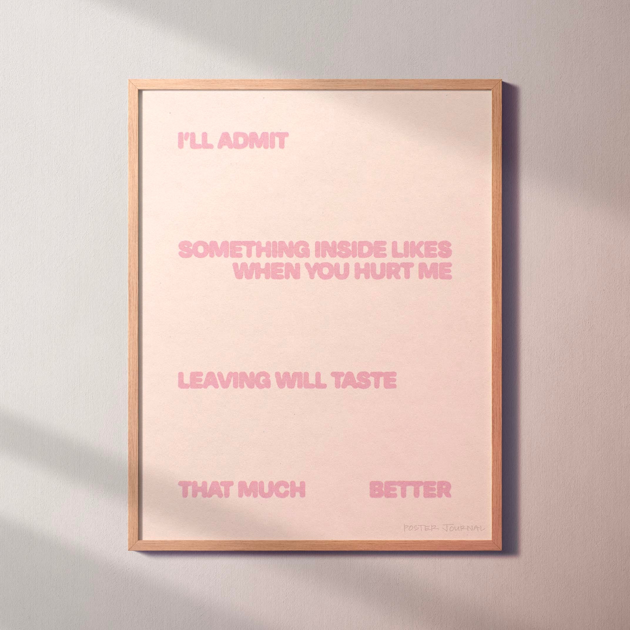LEAVING PRINT