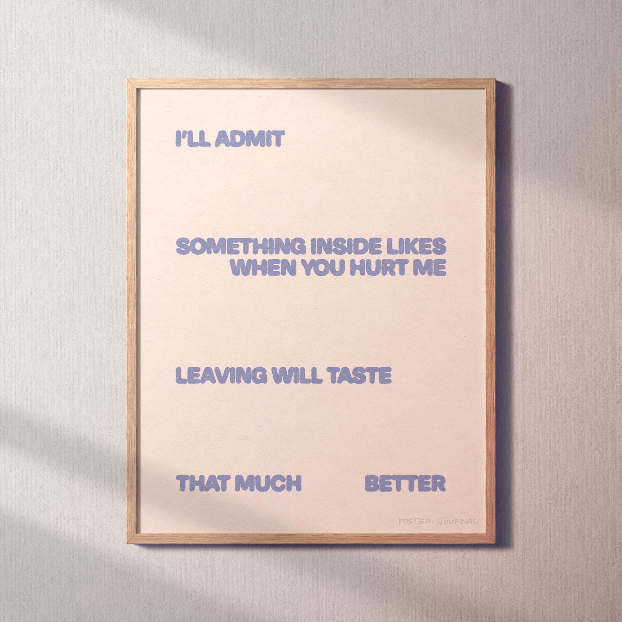 LEAVING PRINT