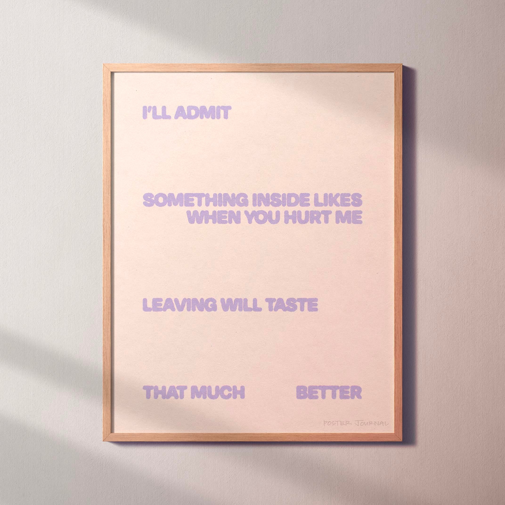 LEAVING PRINT