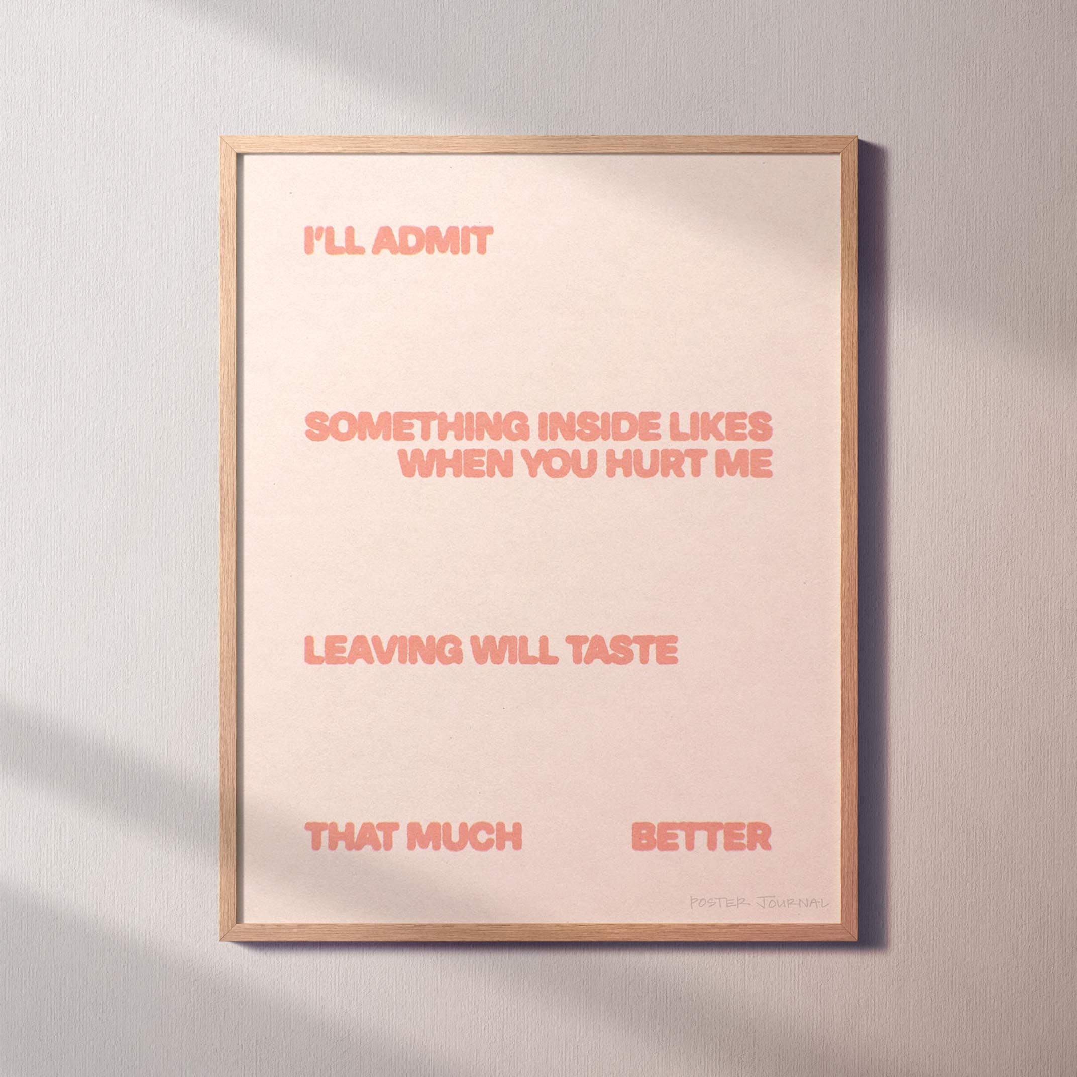 LEAVING PRINT