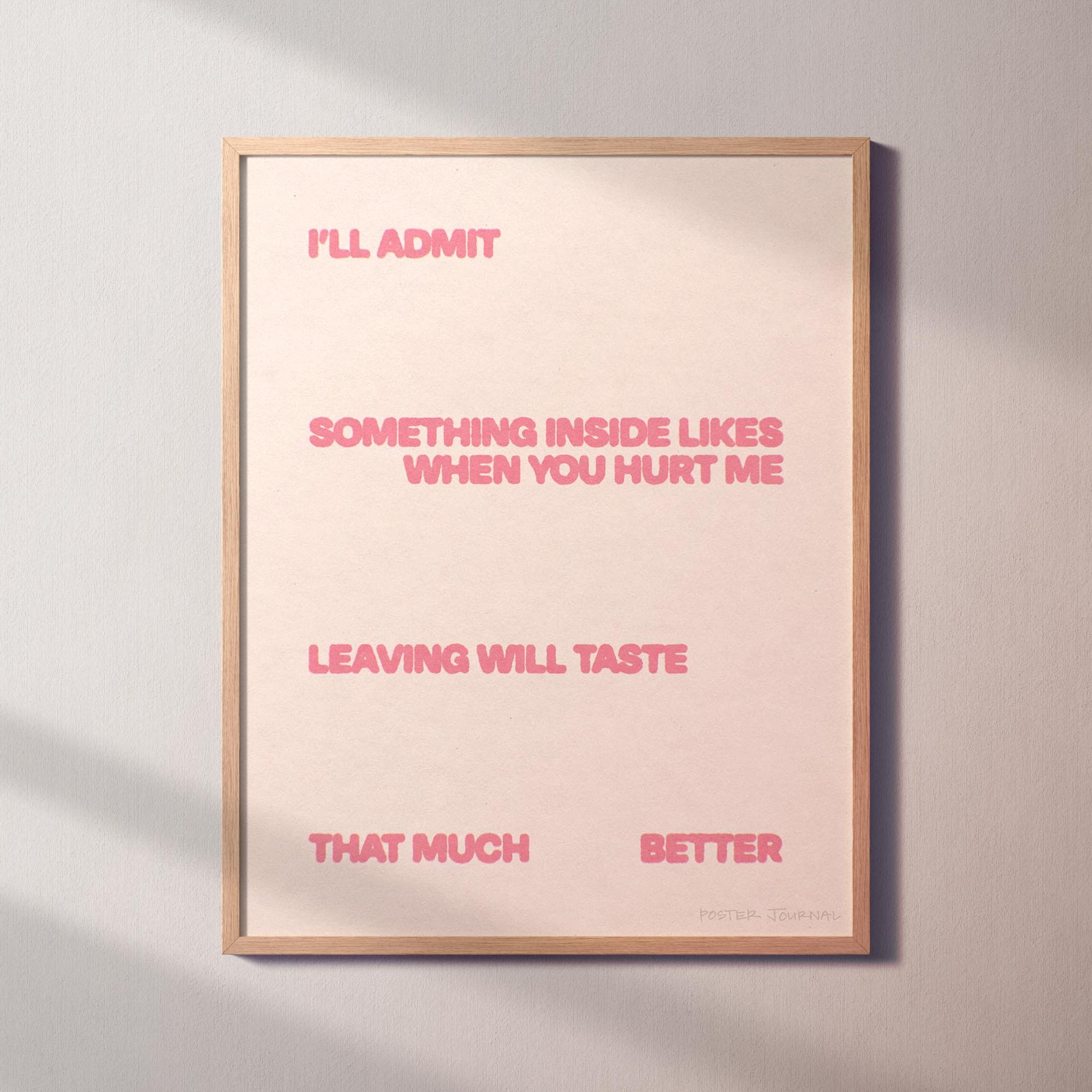LEAVING PRINT