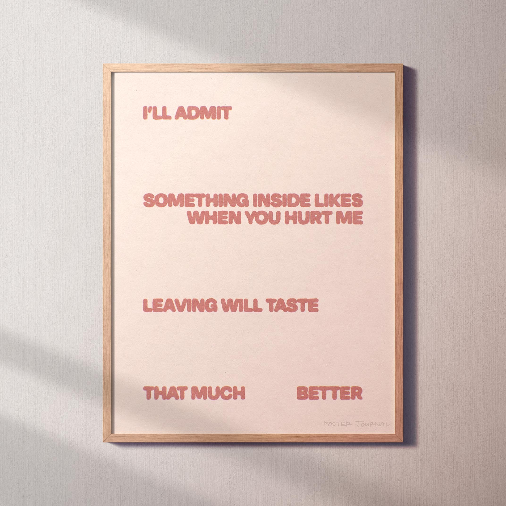 LEAVING PRINT