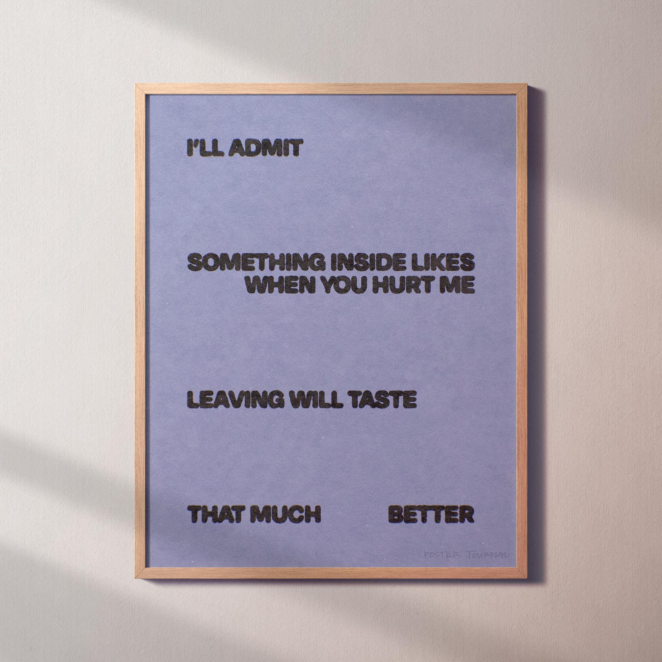 LEAVING PRINT