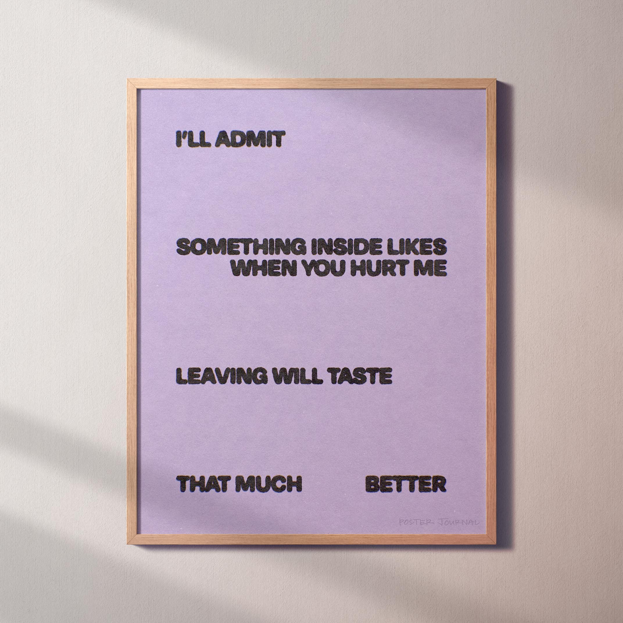 LEAVING PRINT