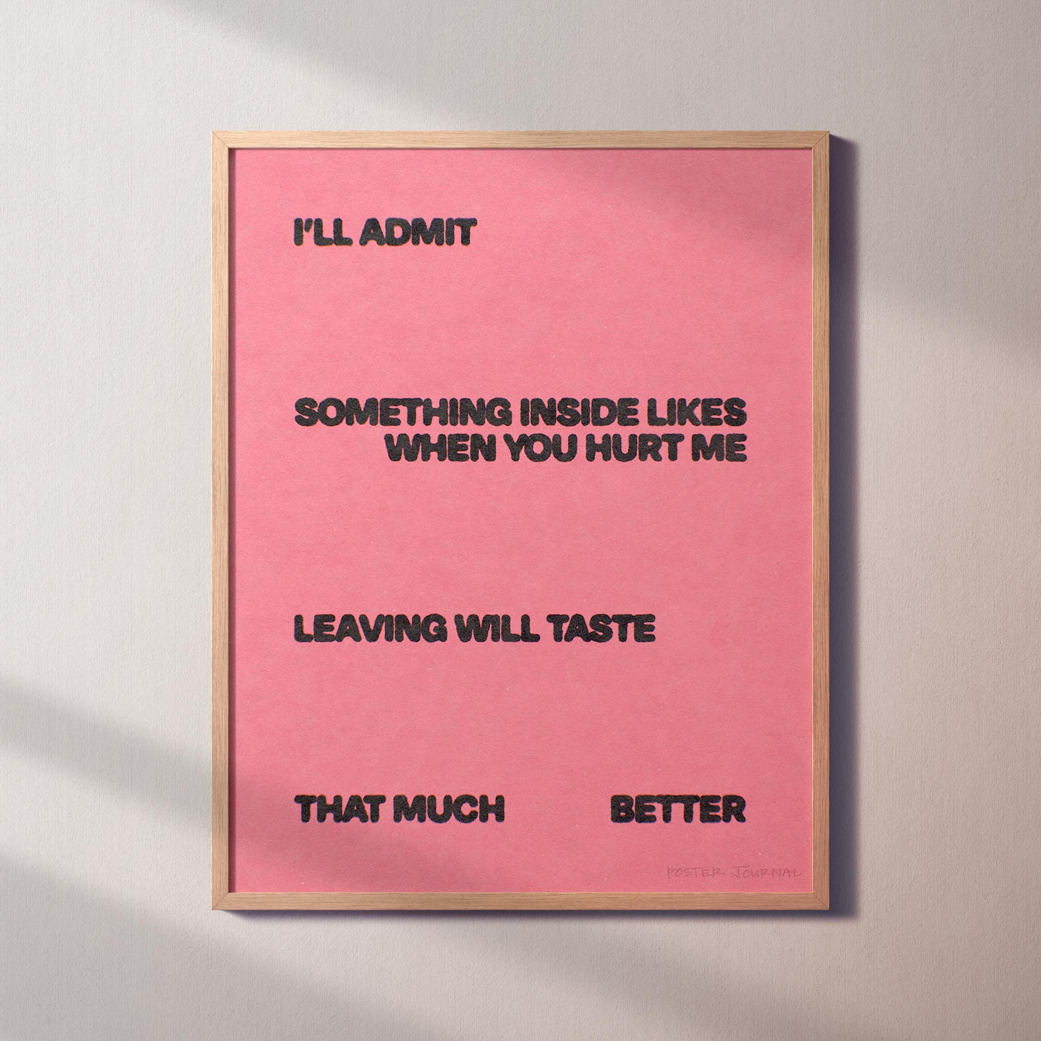 LEAVING PRINT