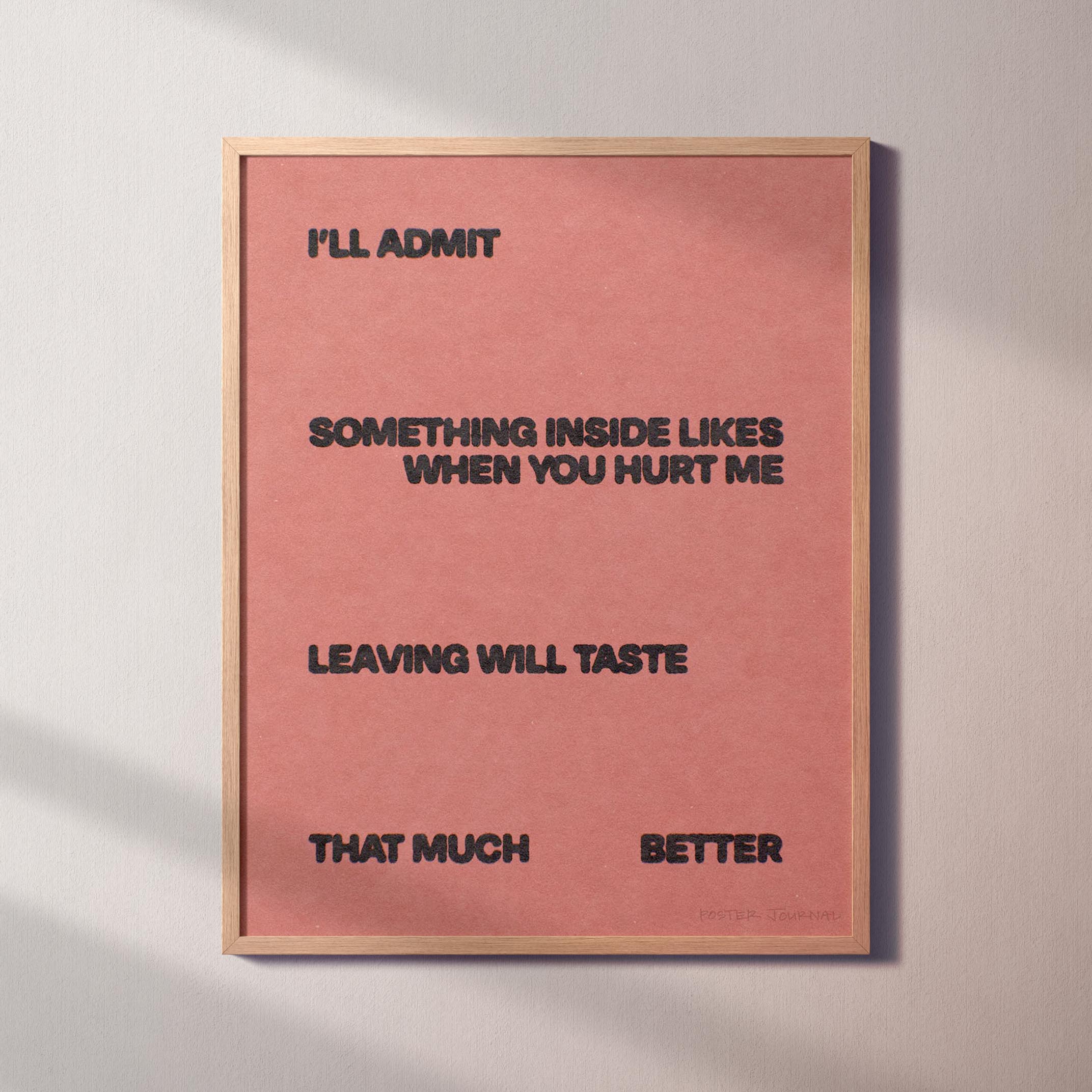 LEAVING PRINT