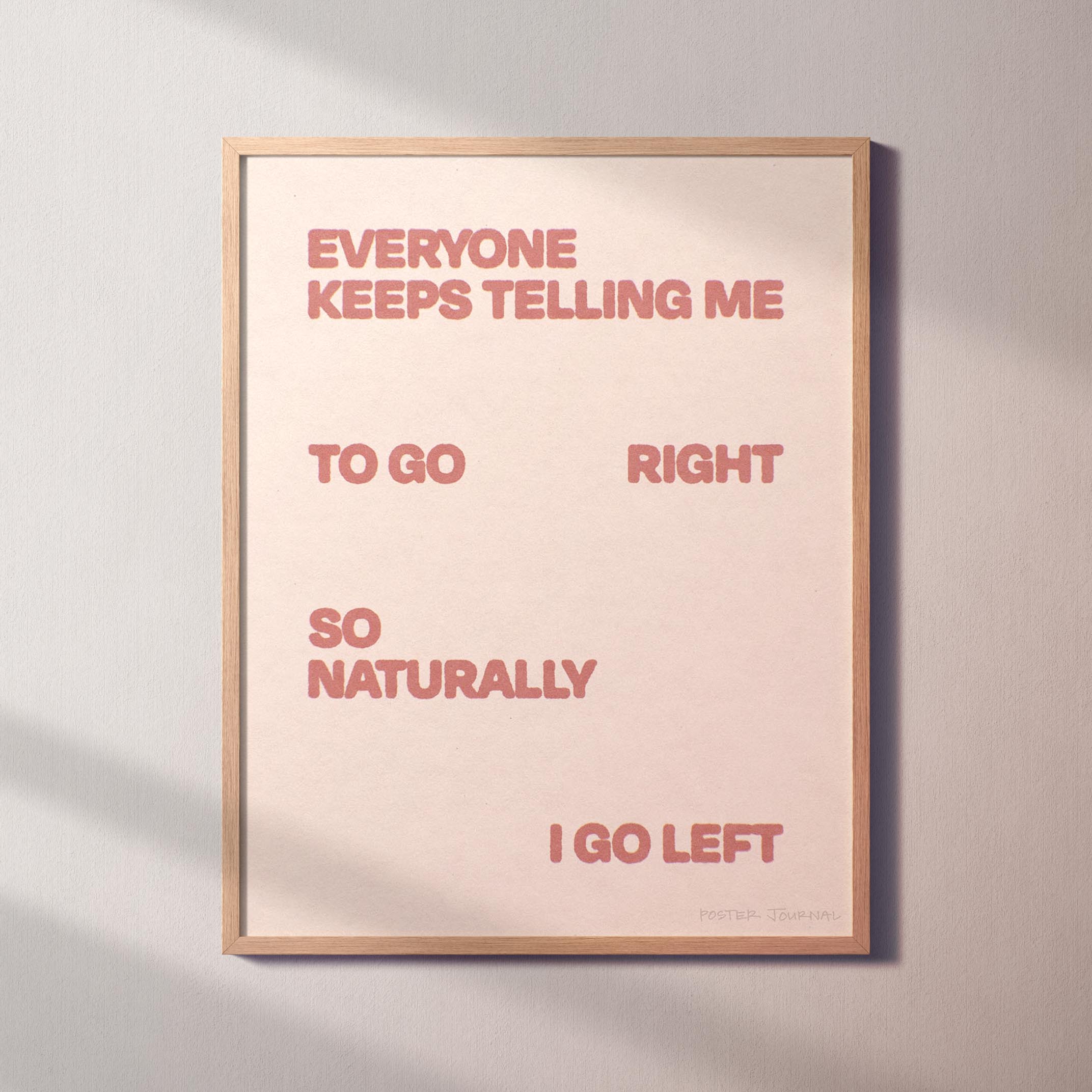 LEFT PRINT