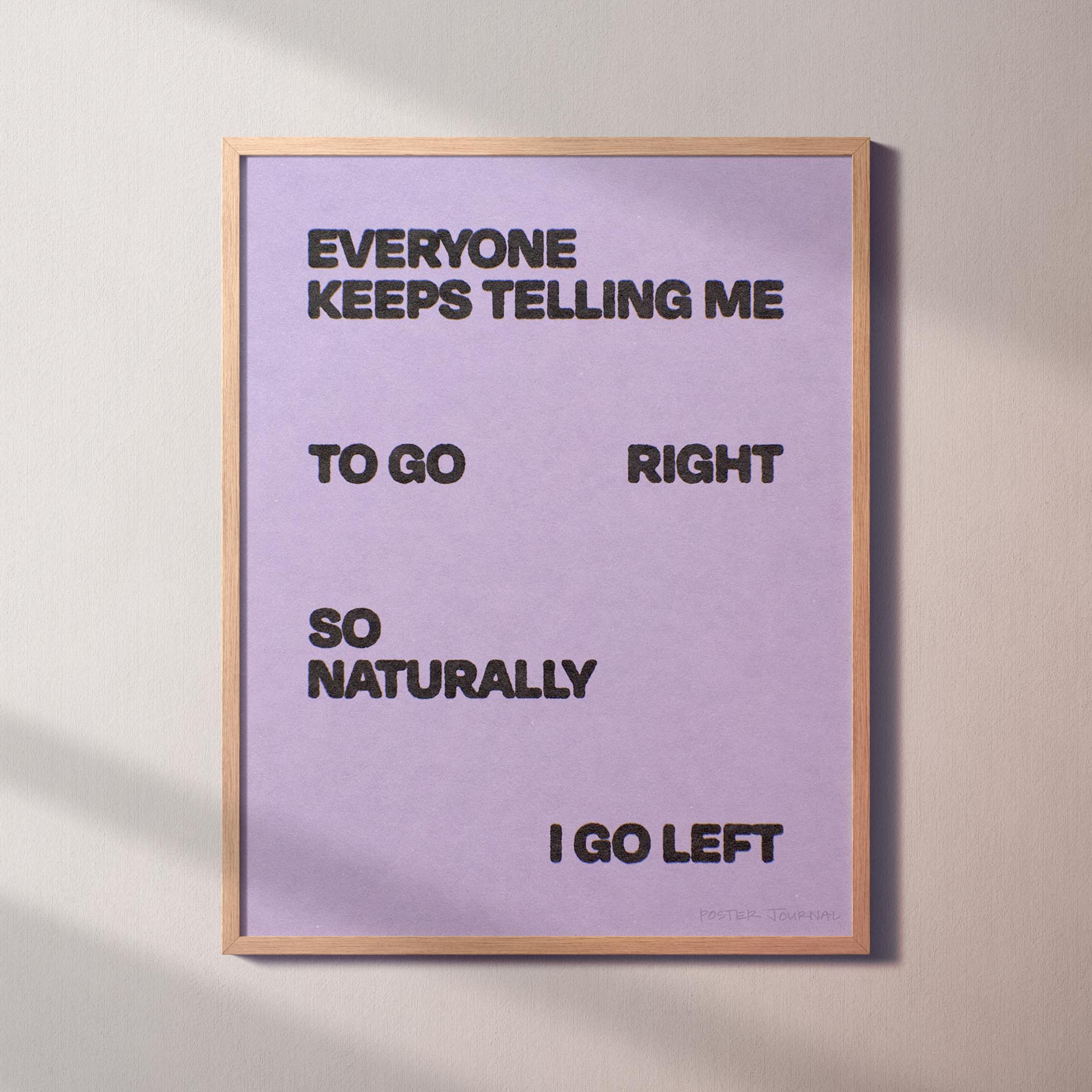 LEFT PRINT