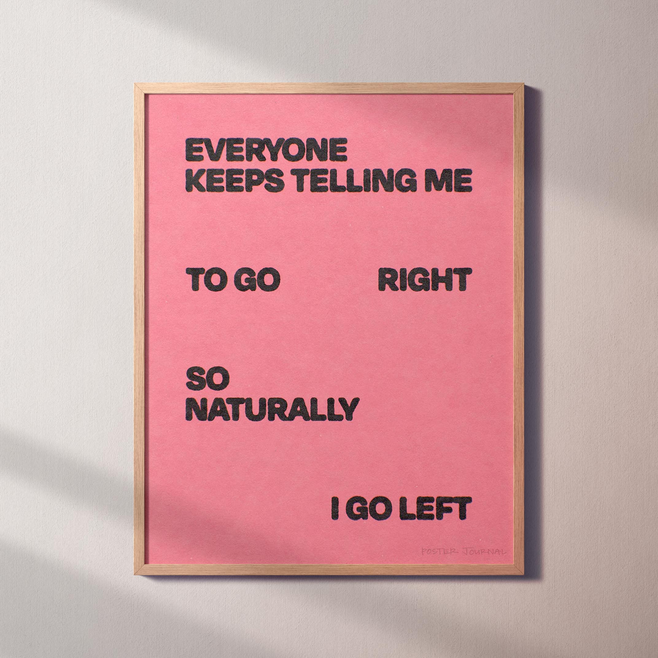 LEFT PRINT
