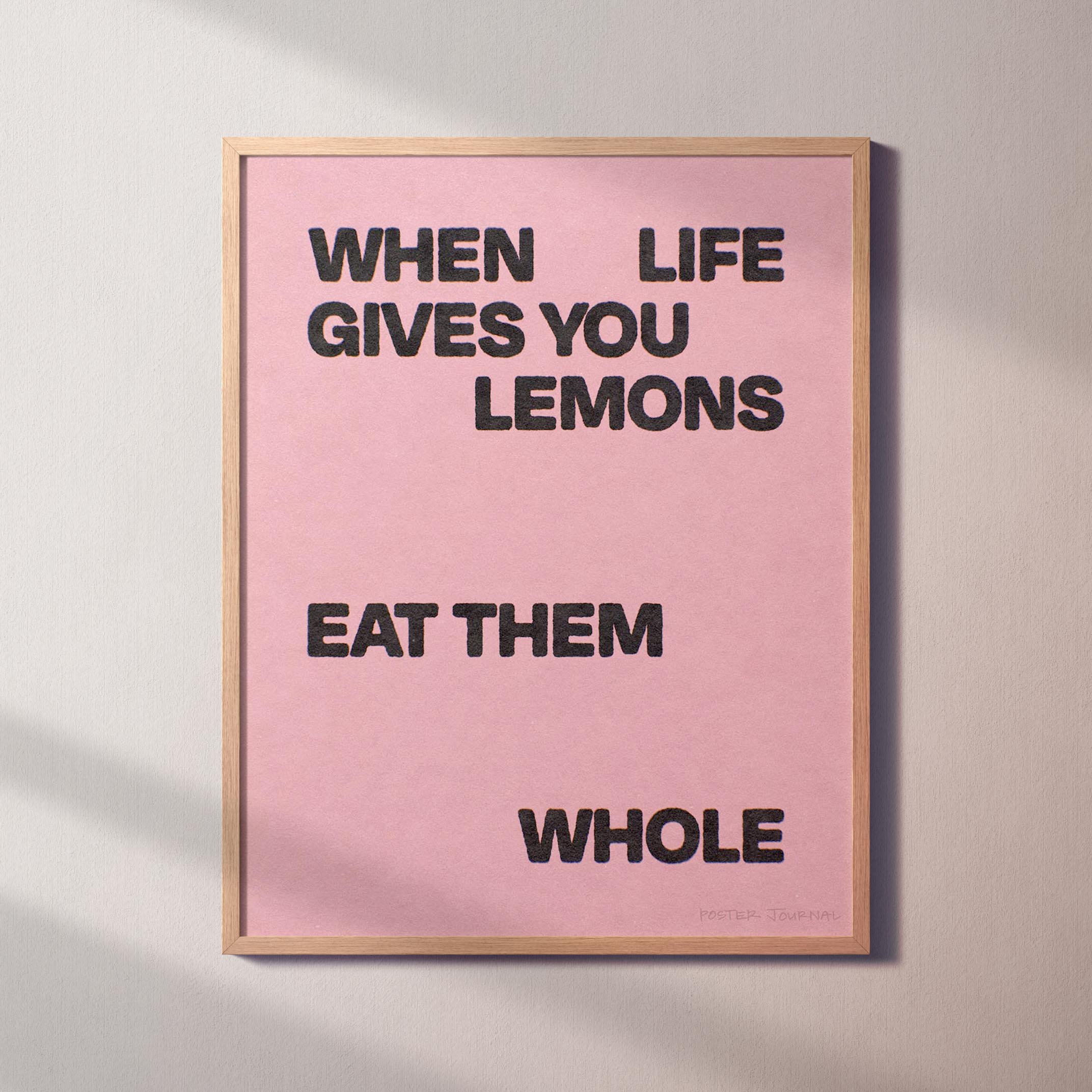 LEMONS PRINT