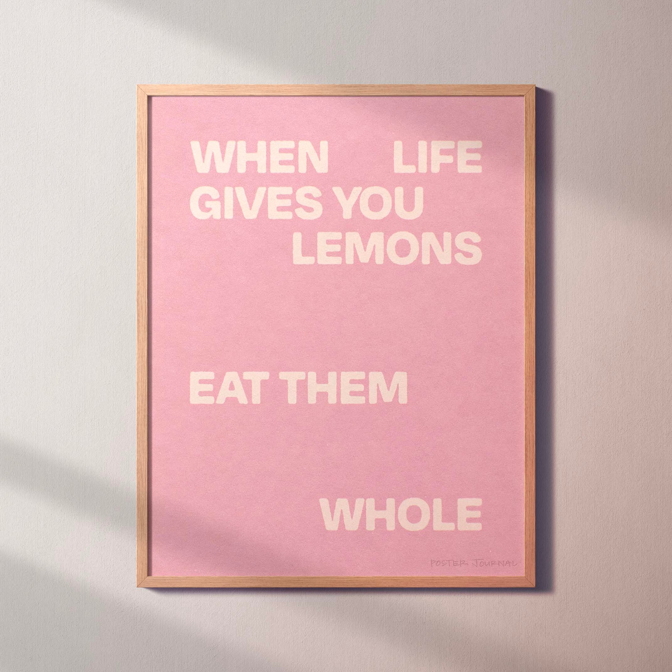 LEMONS PRINT