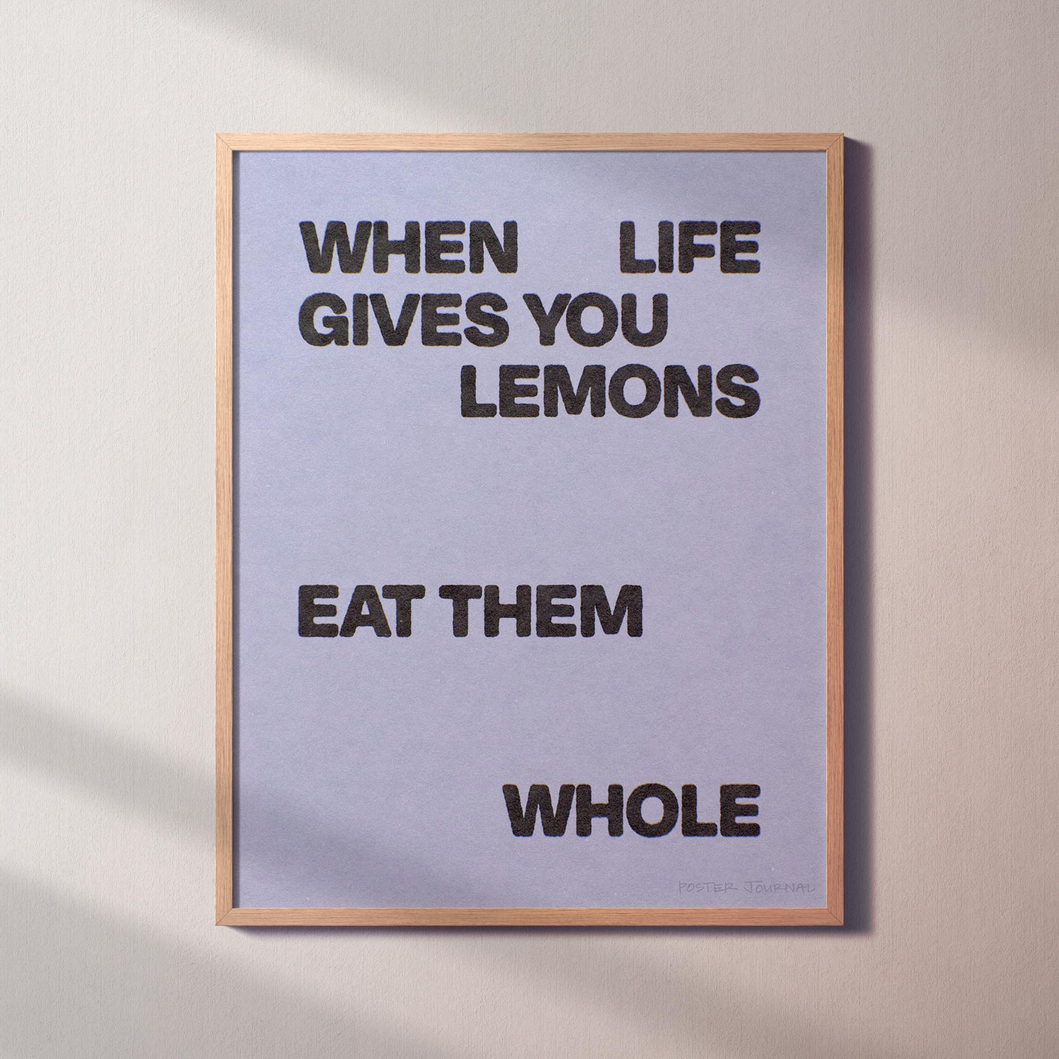 LEMONS PRINT