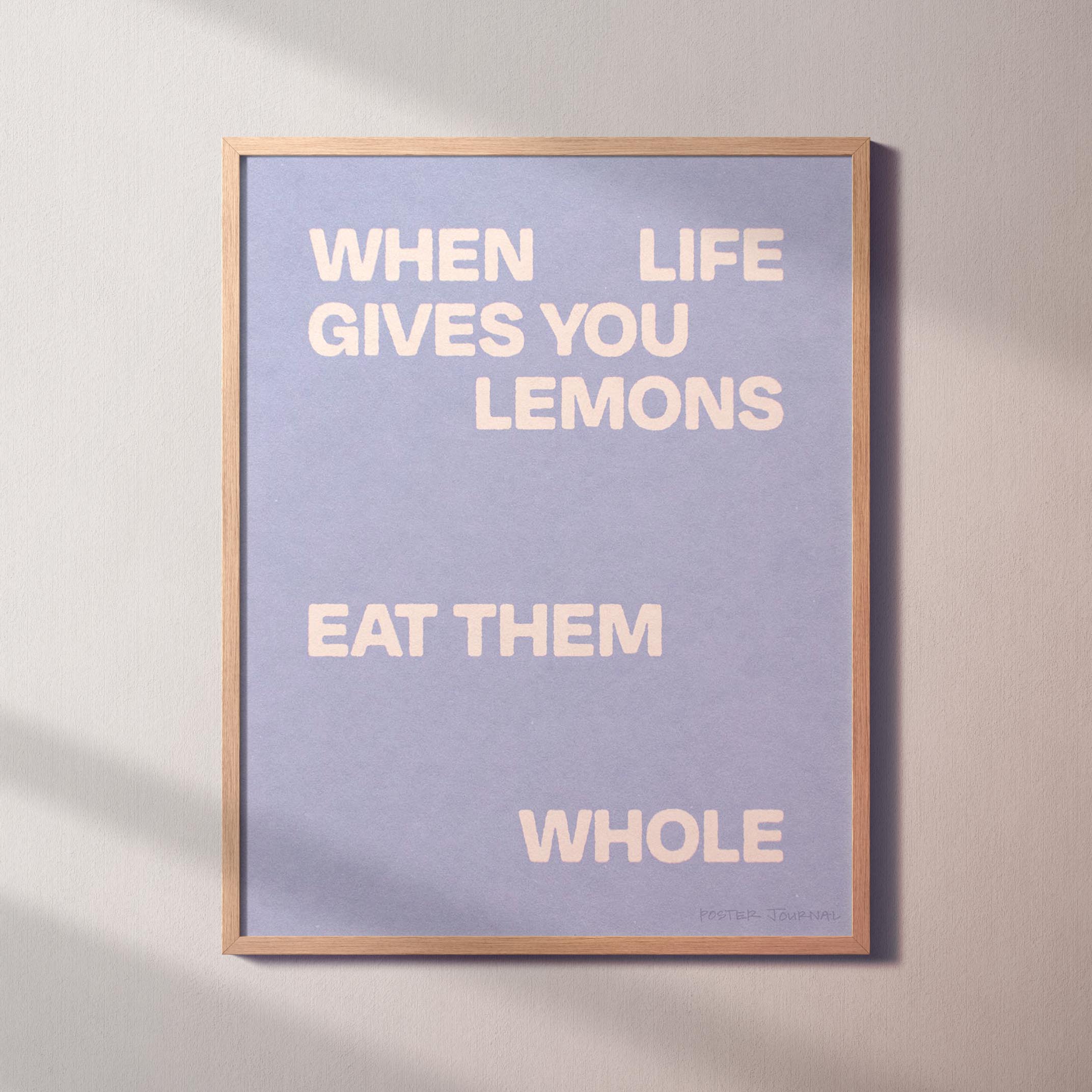 LEMONS PRINT