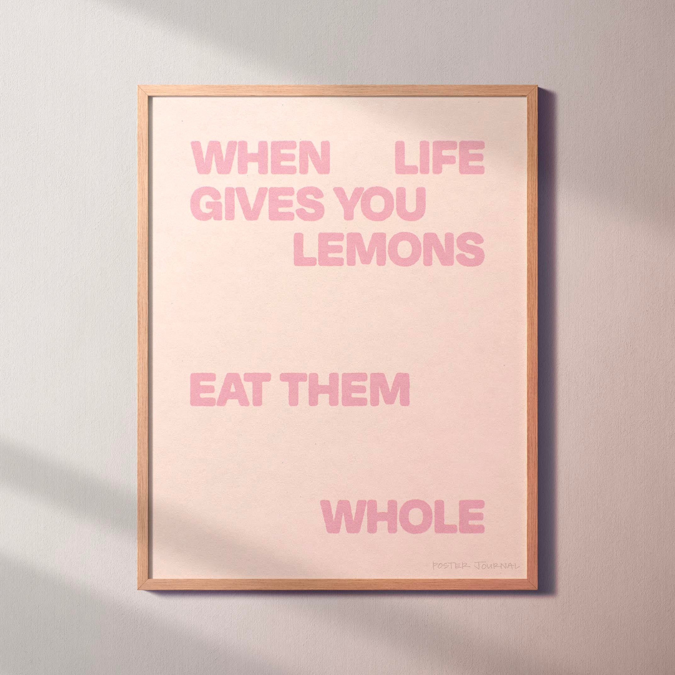 LEMONS PRINT