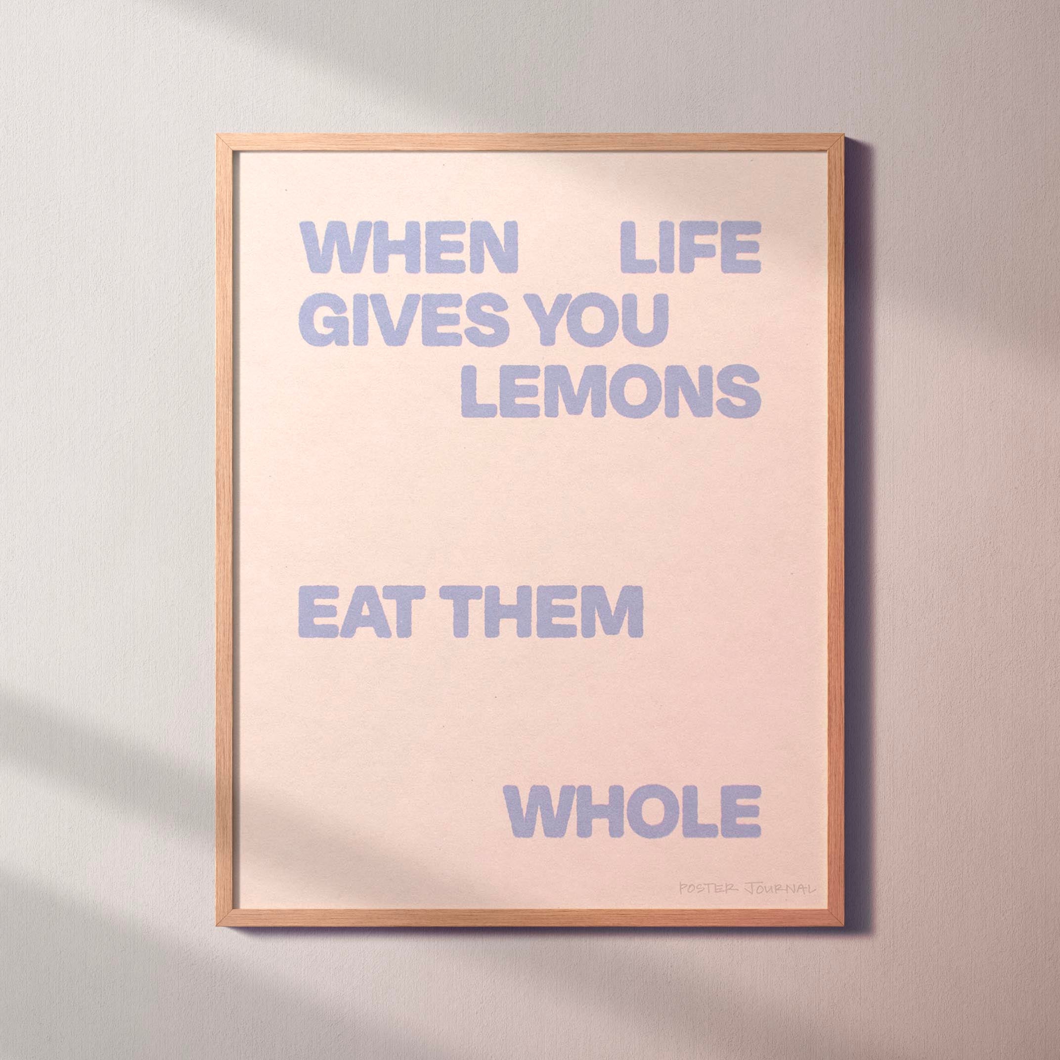LEMONS PRINT