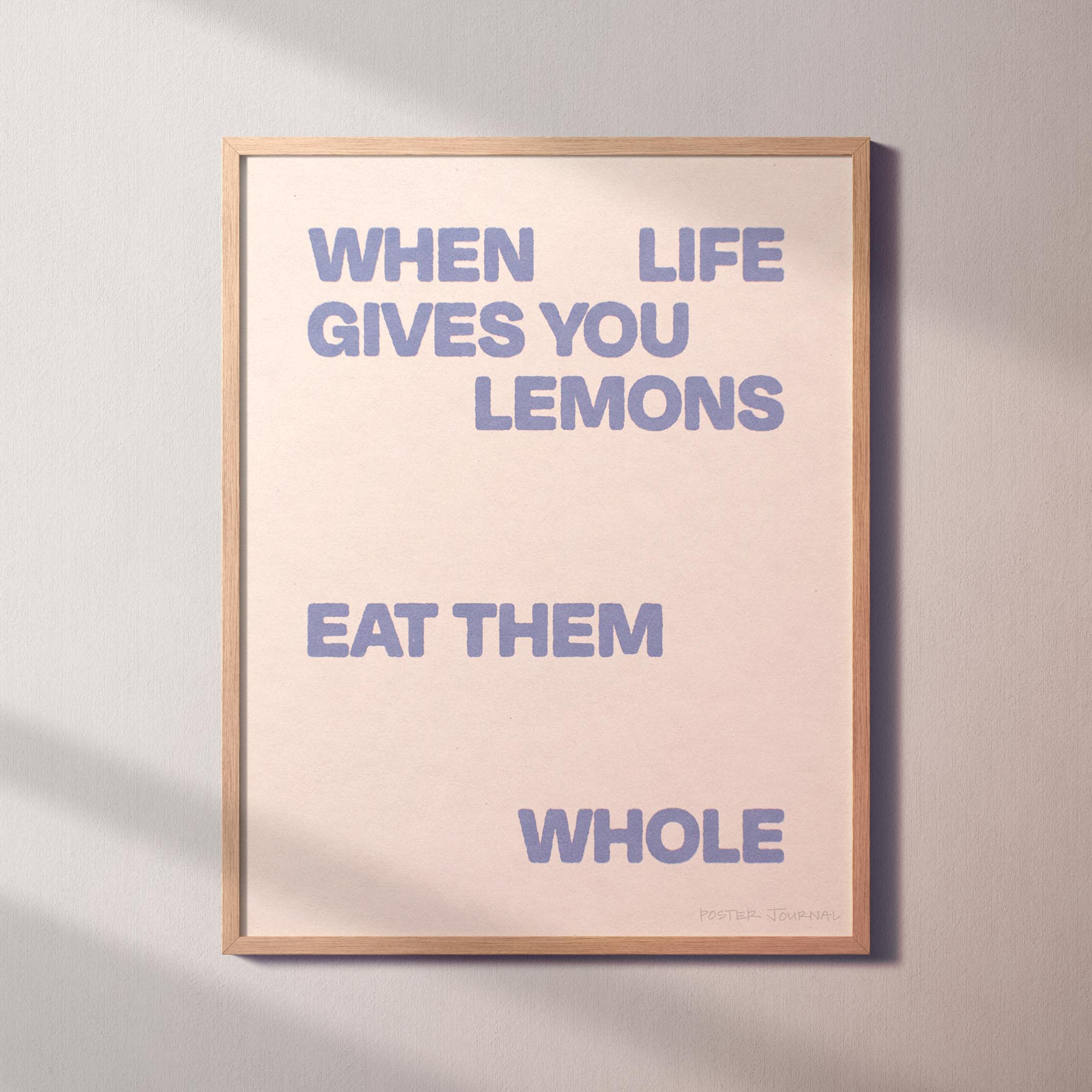 LEMONS PRINT
