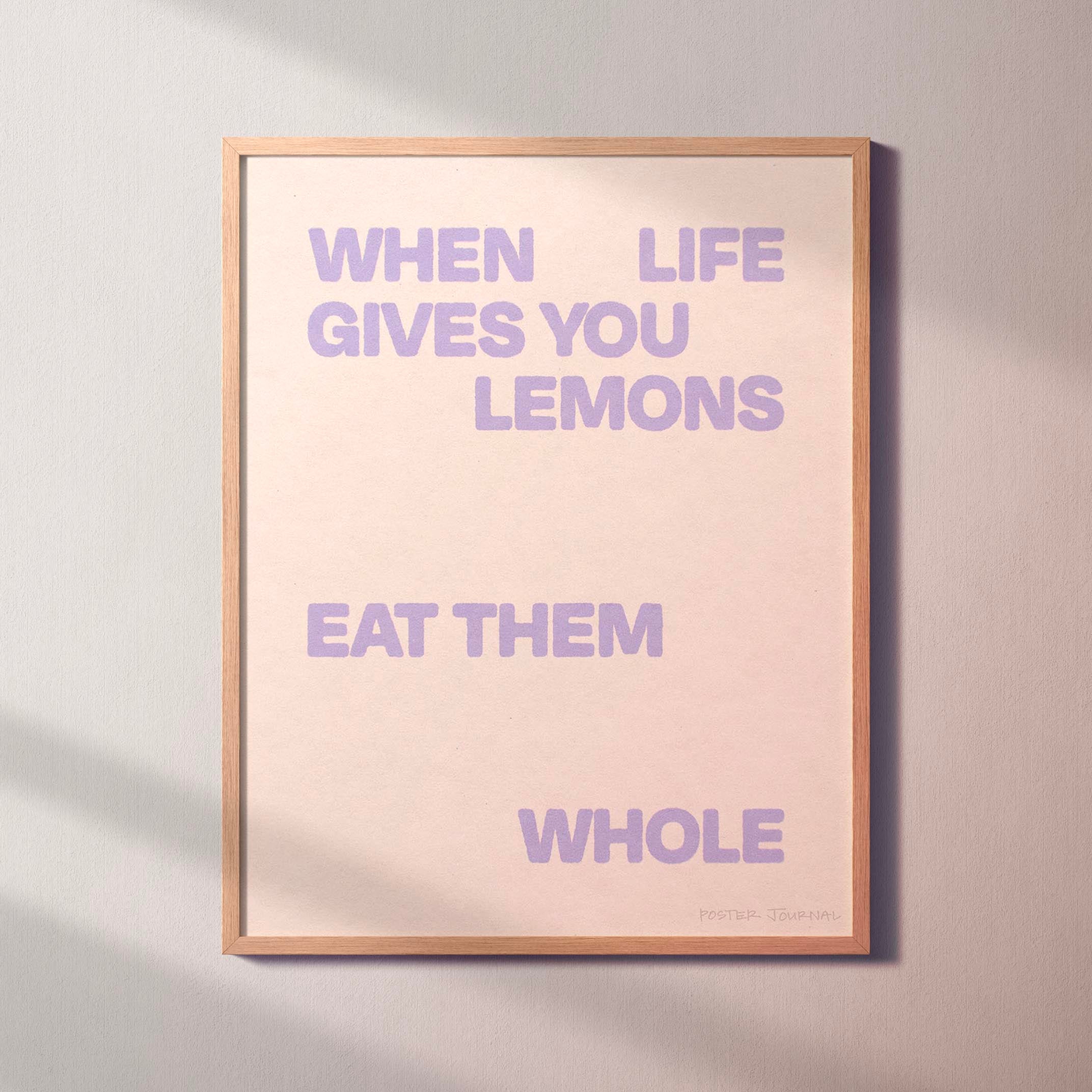 LEMONS PRINT