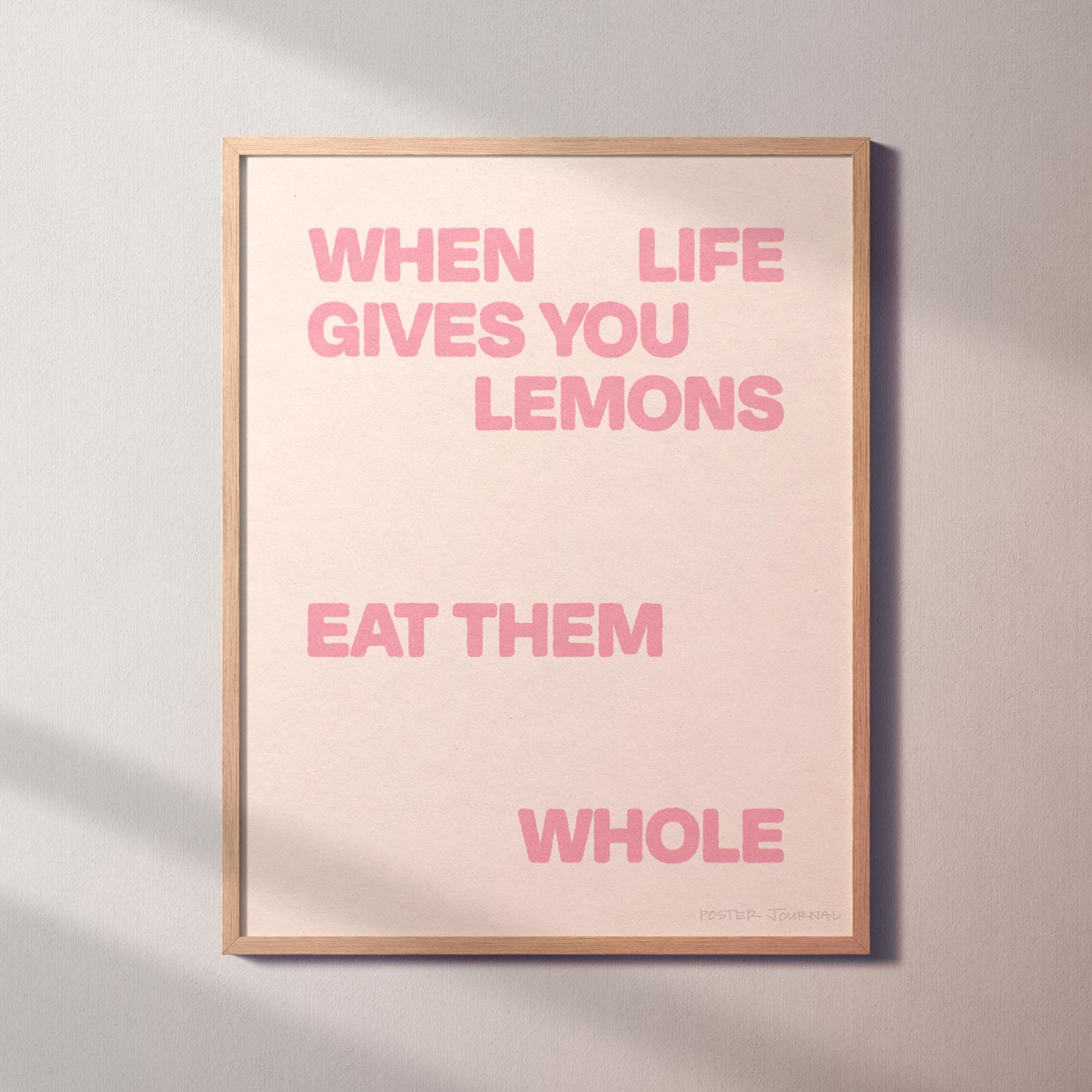 LEMONS PRINT