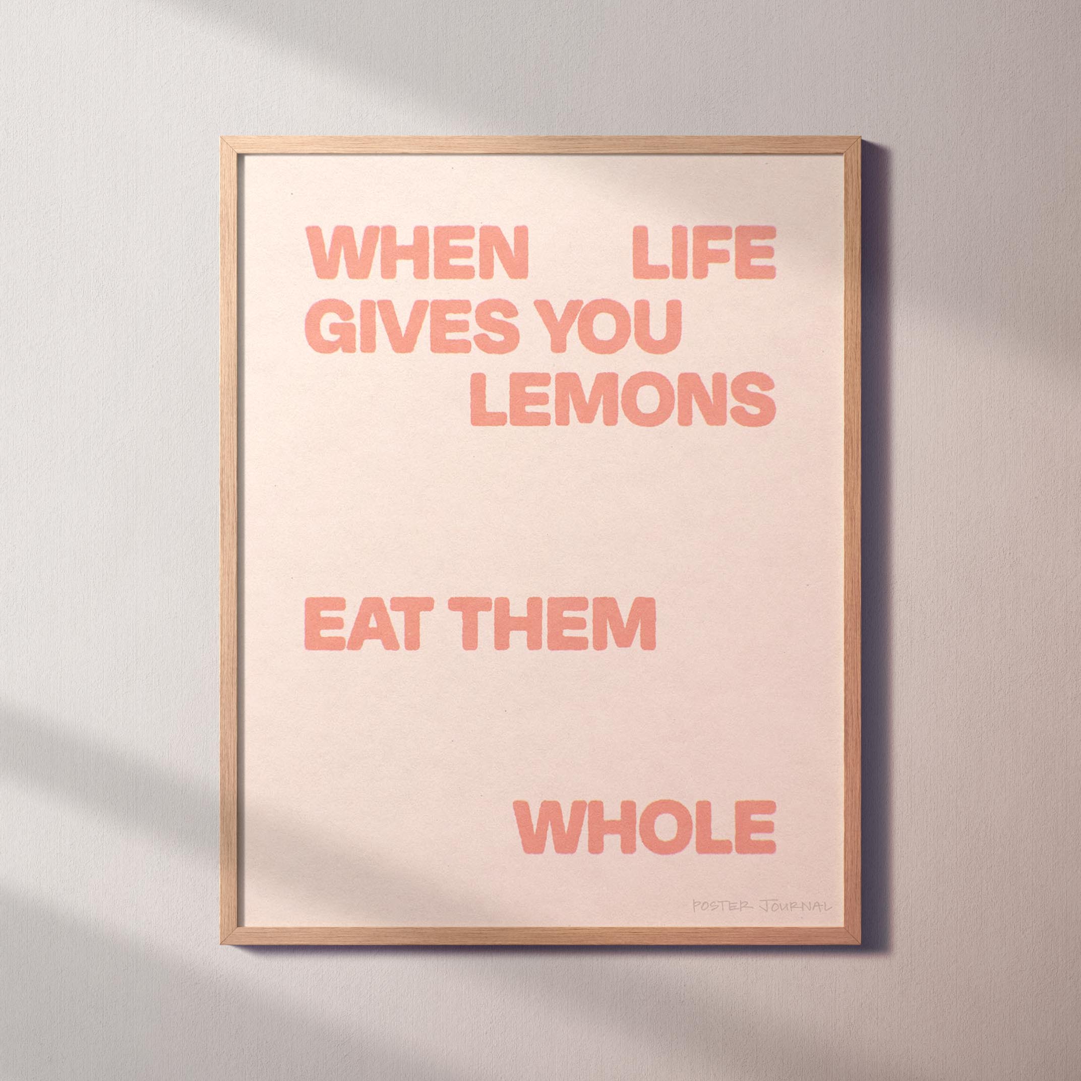 LEMONS PRINT