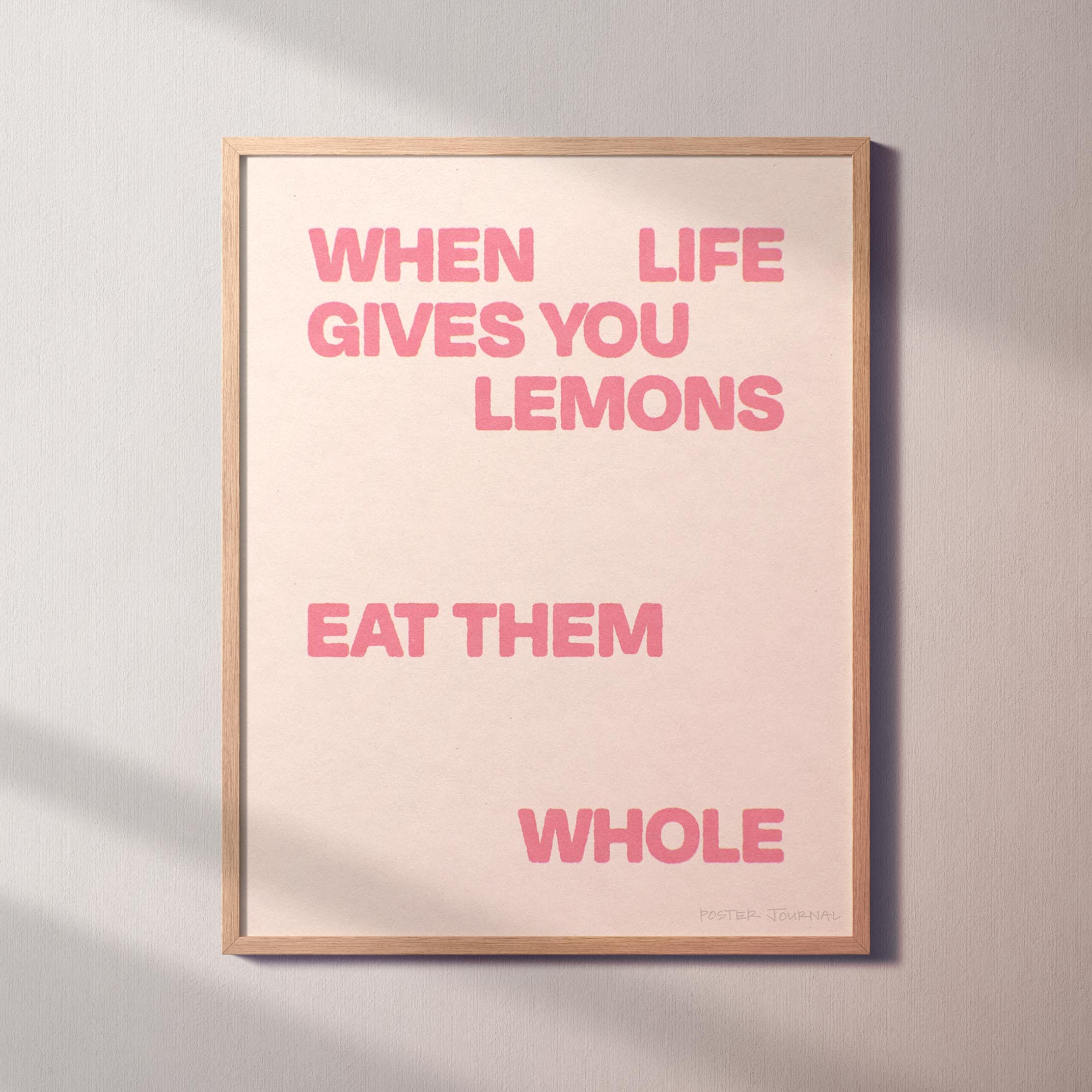 LEMONS PRINT