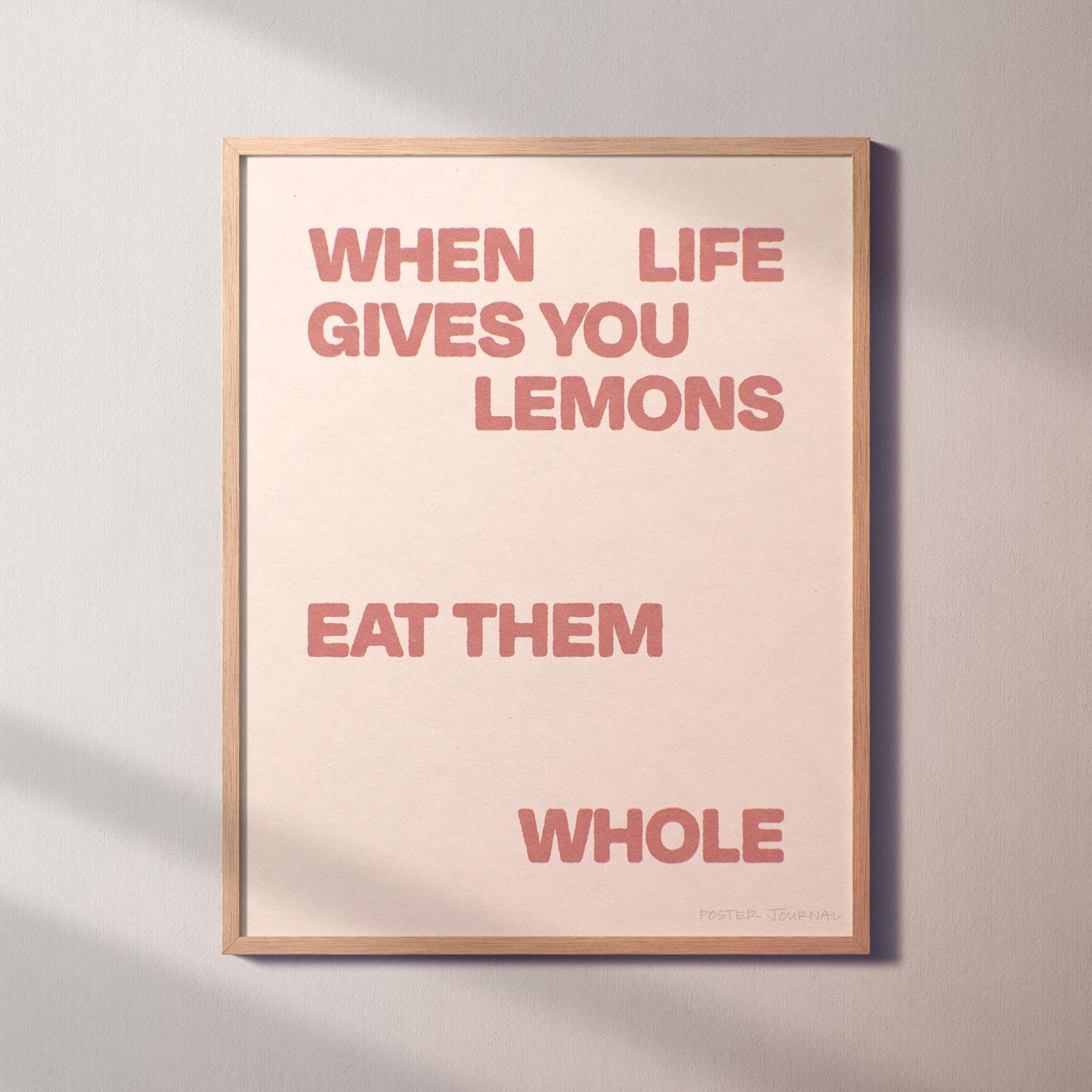 LEMONS PRINT